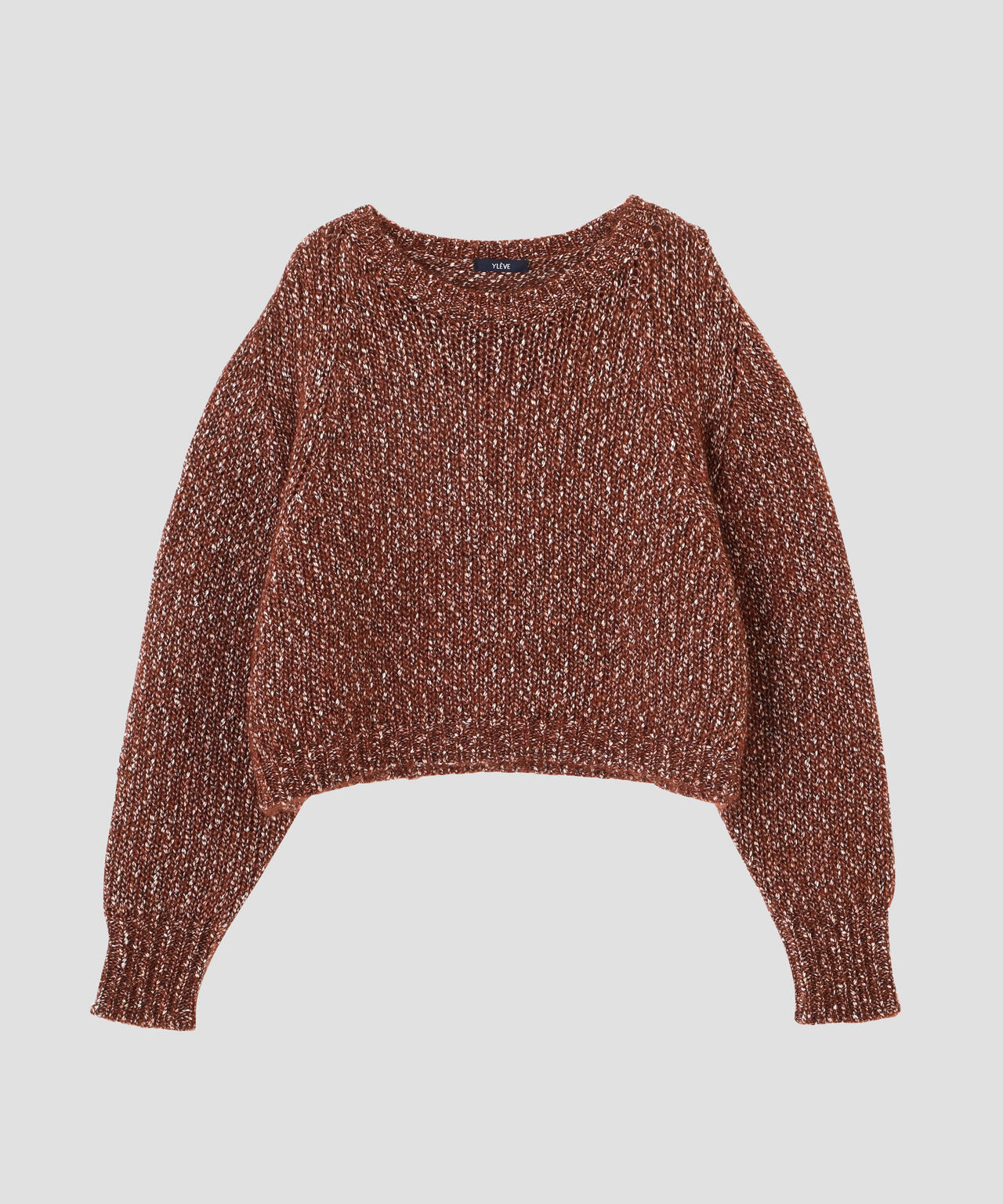 YLEVE / BOUCLE MOHAIR KNIT PULLOVER
