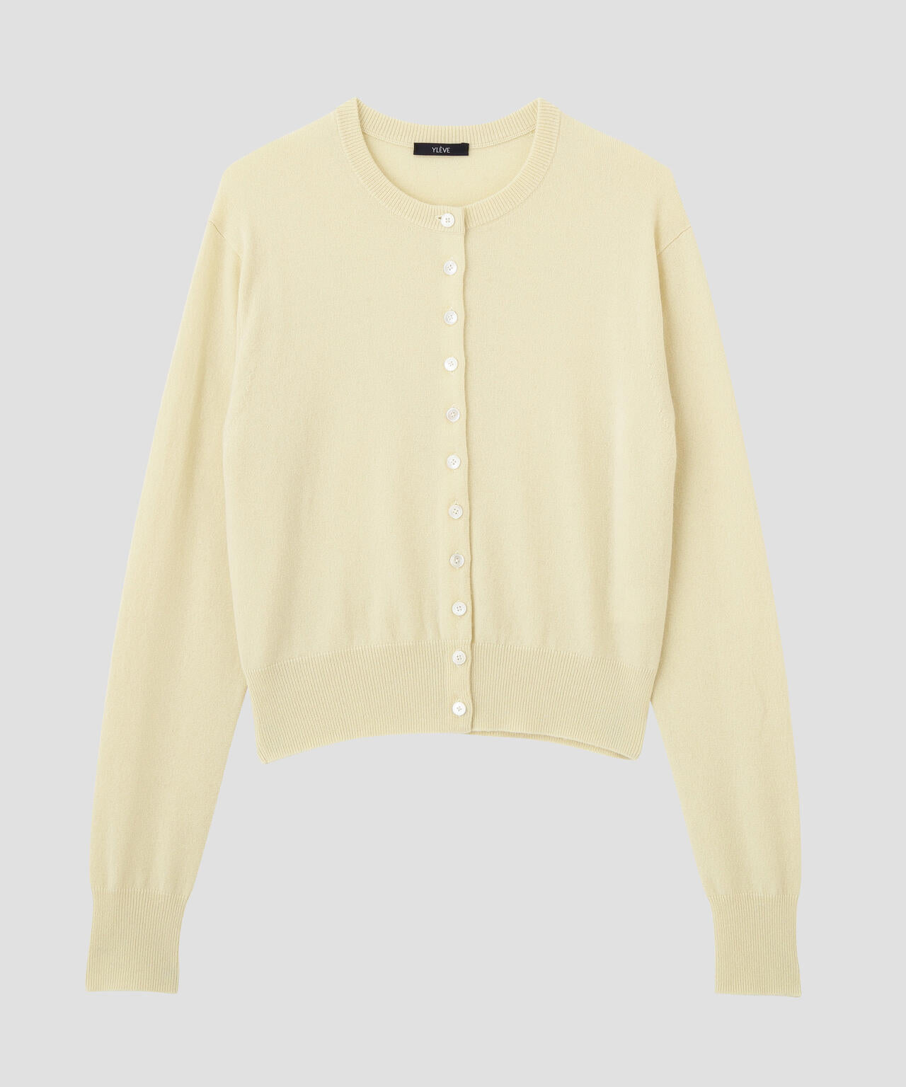 YLEVE / CASHMERE KNIT CARDIGAN