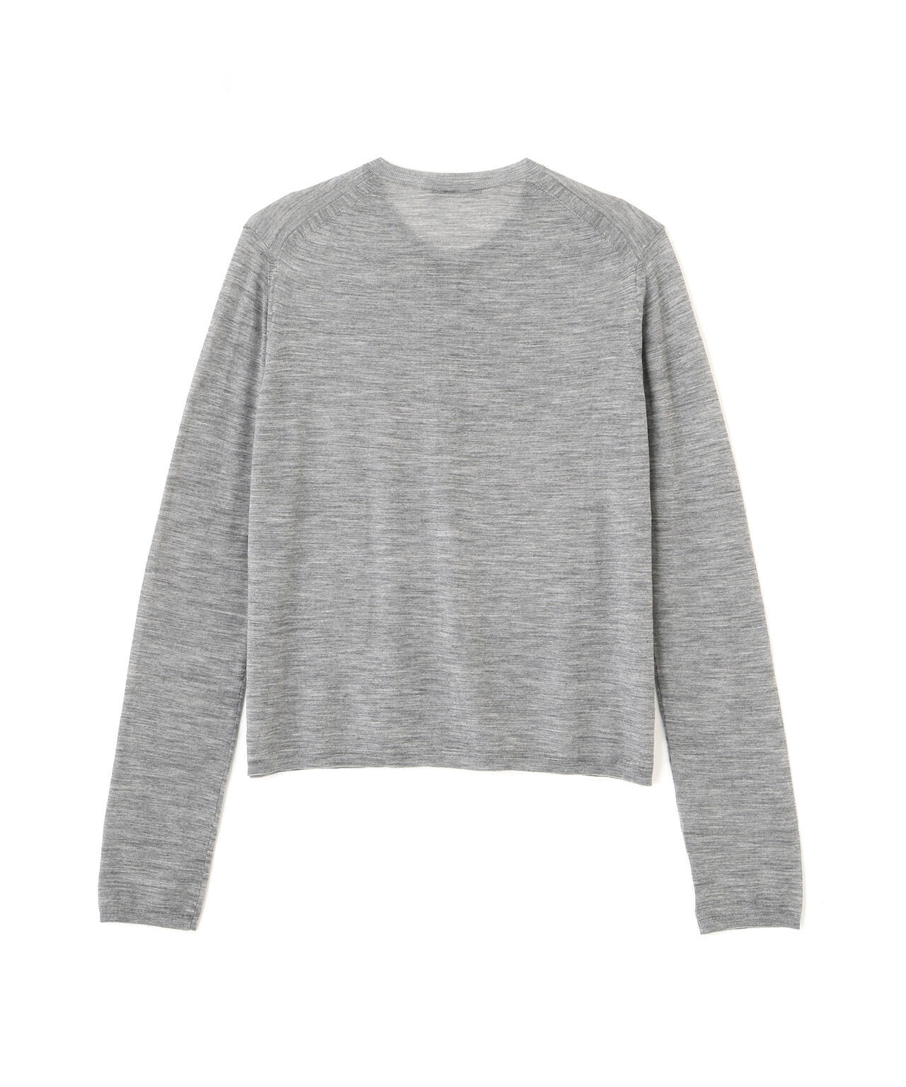 YLEVE / 2/100 FINE WOOL SHEER KNIT CARDIGAN