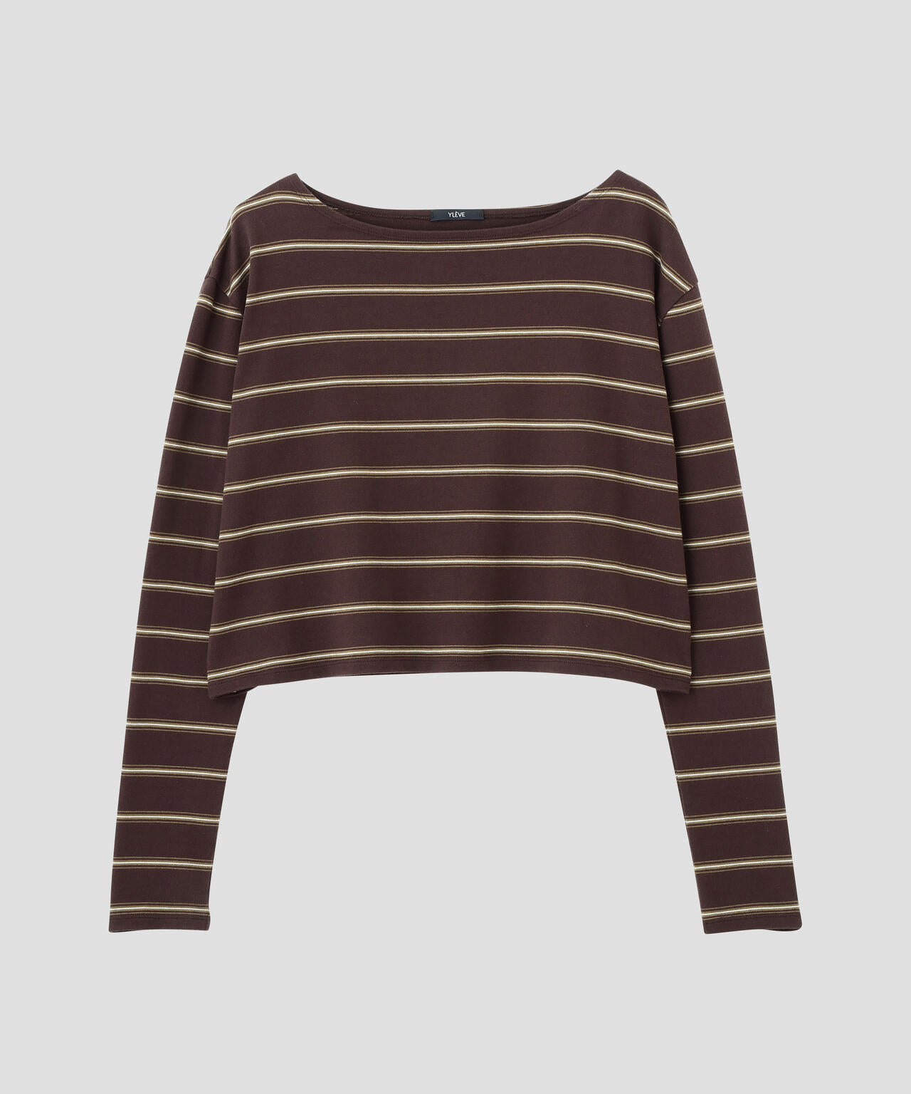YLEVE / HEAVYWEIGHT SOFT JERSEY BORDER LONG-SLEEVE T