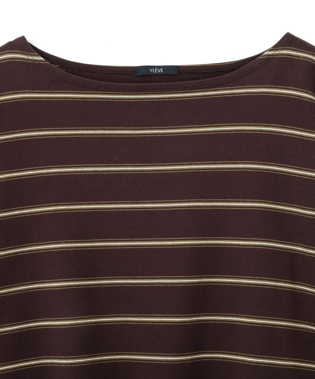 YLEVE / HEAVYWEIGHT SOFT JERSEY BORDER LONG-SLEEVE T