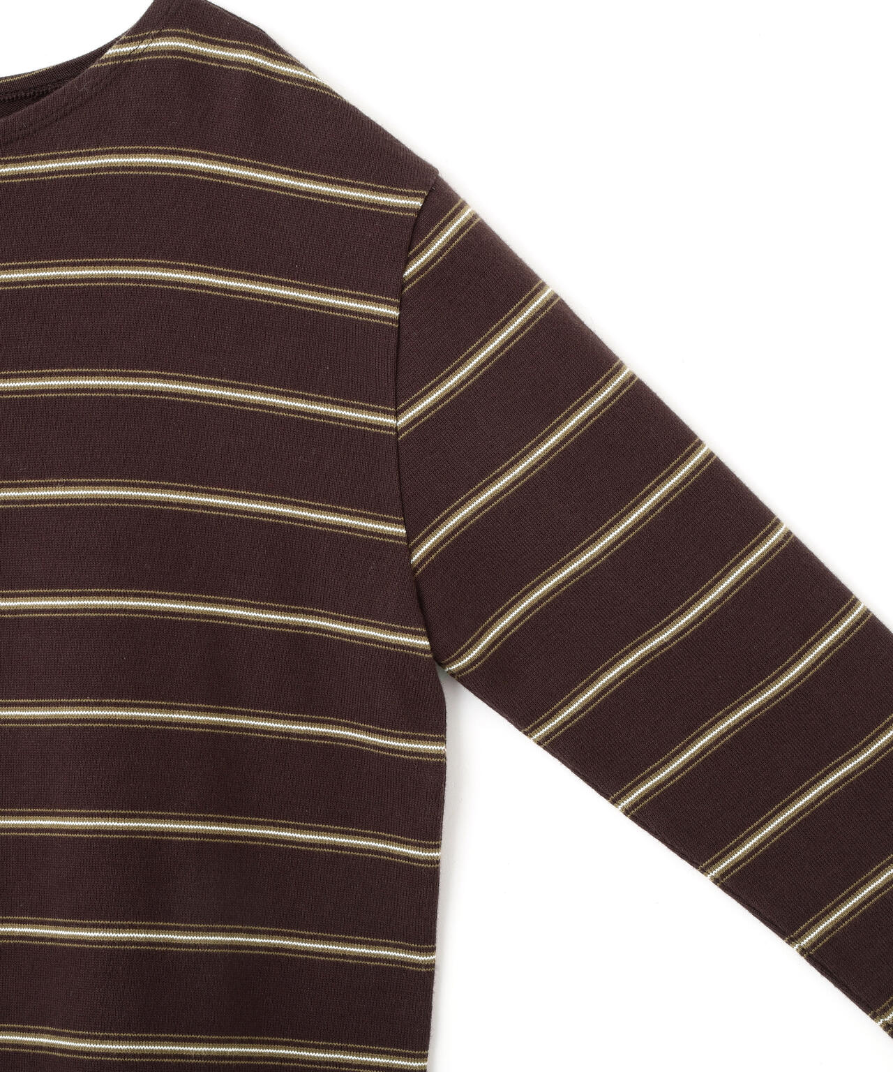 YLEVE / HEAVYWEIGHT SOFT JERSEY BORDER LONG-SLEEVE T