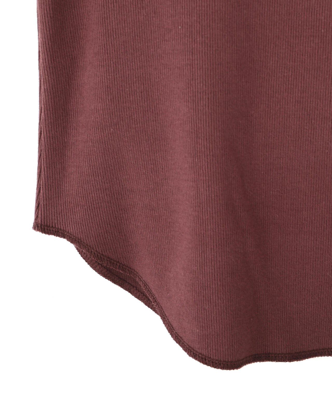 YLEVE / COTTON RIB LONG-SLEEVE T