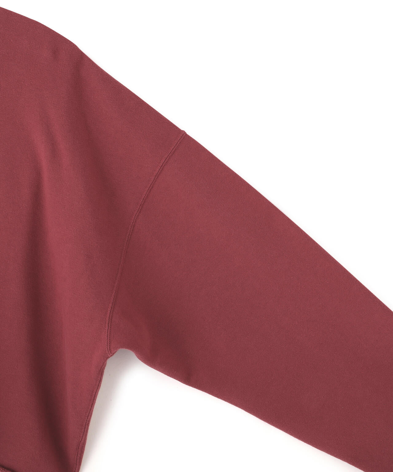 YLEVE / SOFT COTTON CUT OFF SWEAT SHIRT