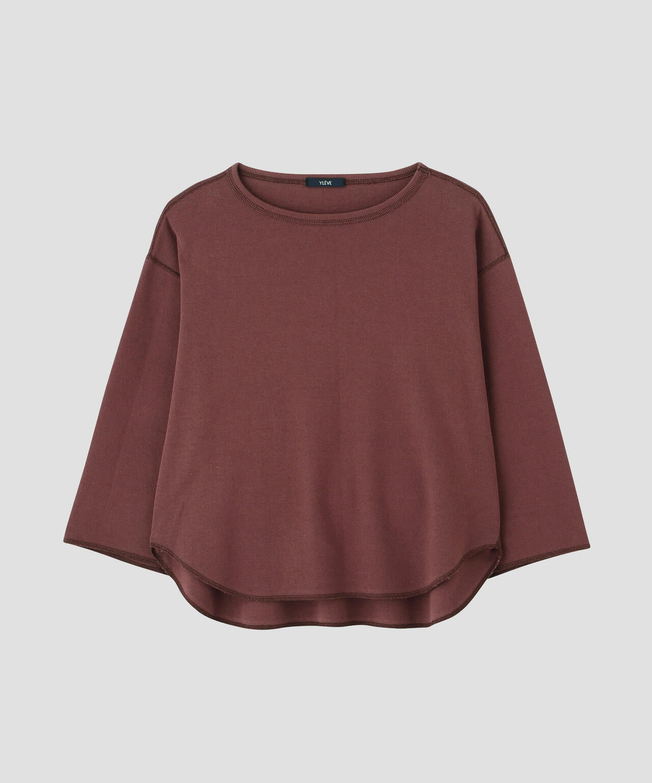 YLEVE / COTTON RIB PULLOVER