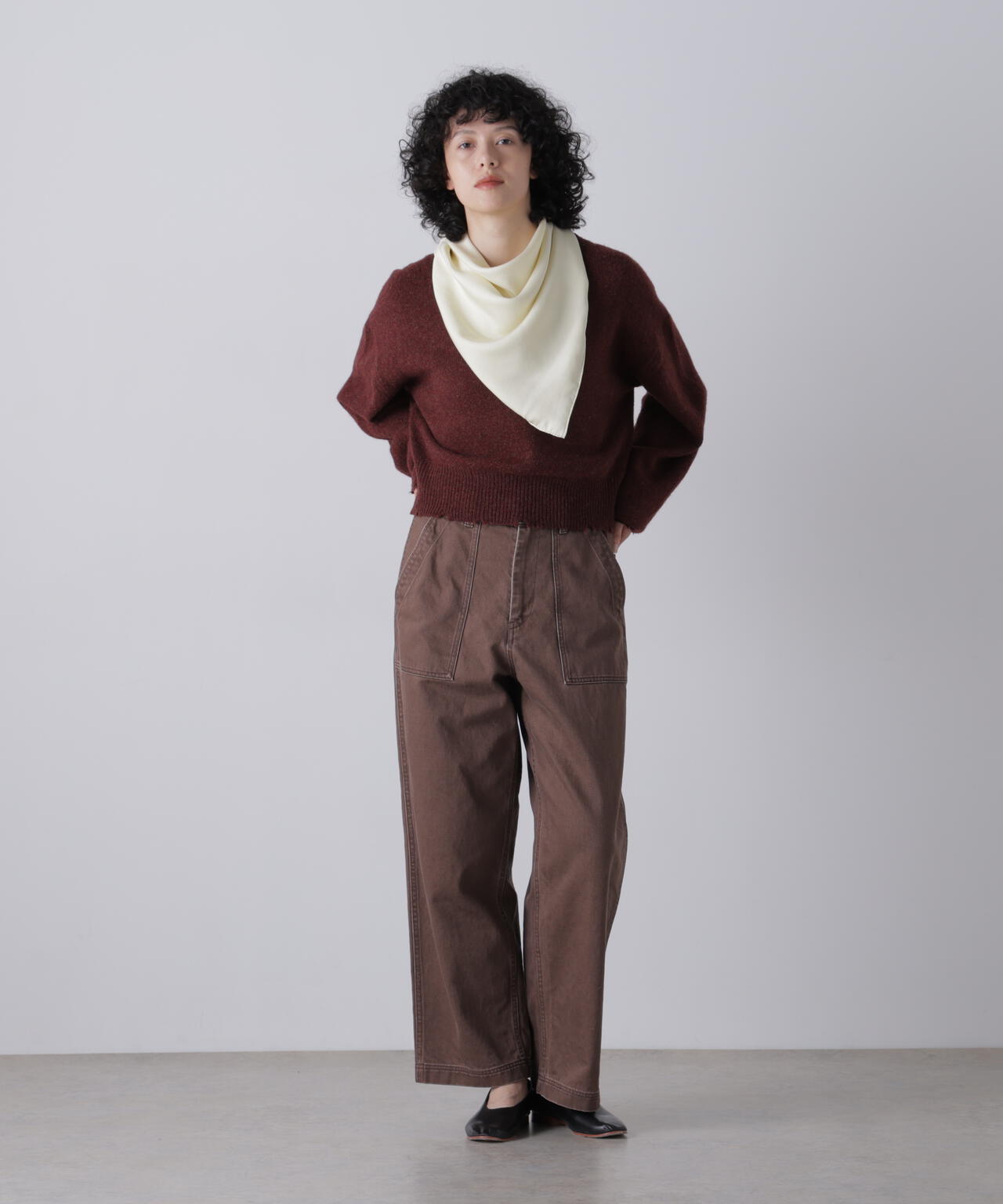 172cm B:75 W:60 H:90 着用サイズ：F