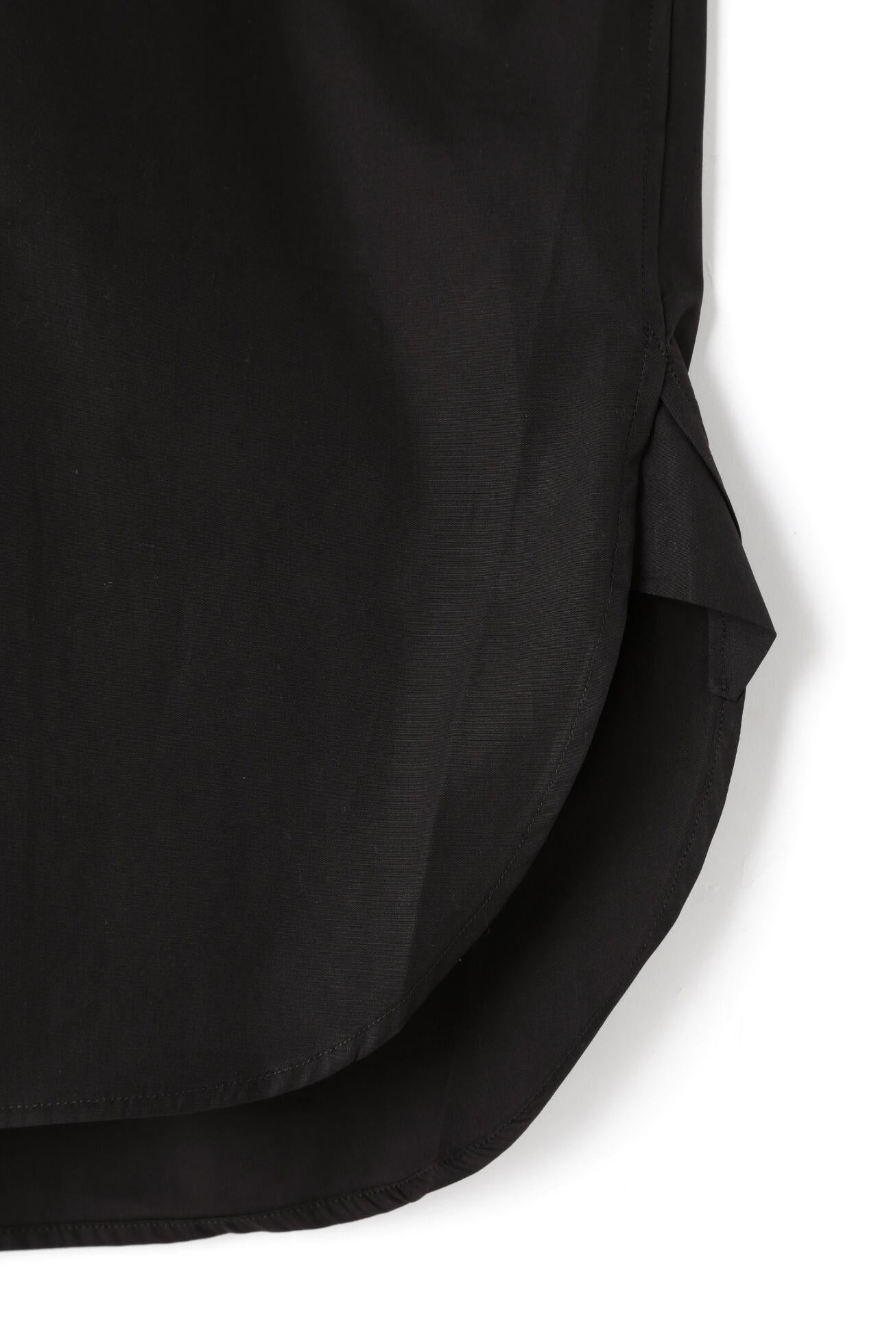 STUDIO NICHOLSON / MATTE COTTON POPLIN OVERSIZED SHORT SLEEVE SHIRT