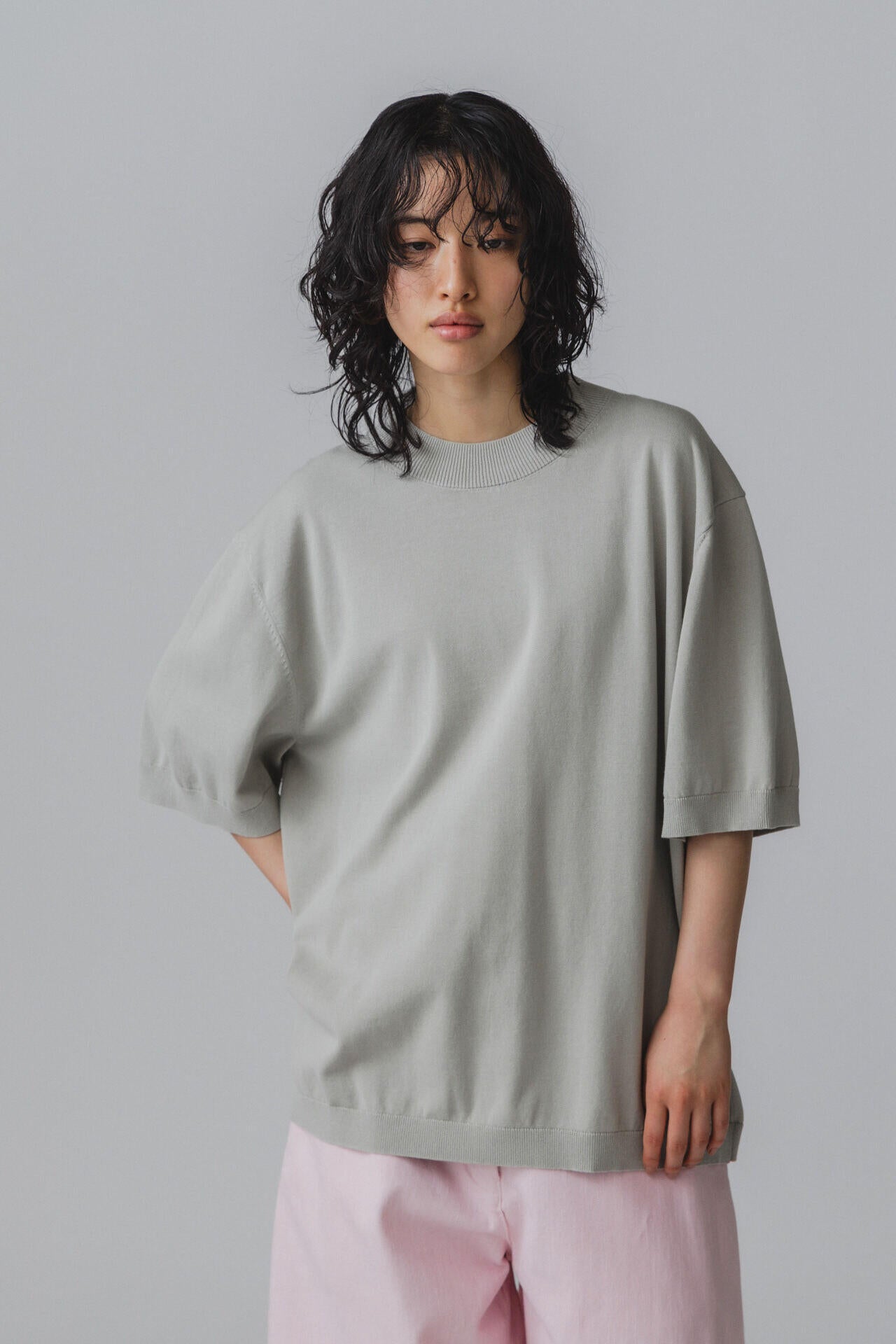 ［別注］STUDIO NICHOLSON / ICE COTTON 12GG SHORT SLEEVE T SHIRT