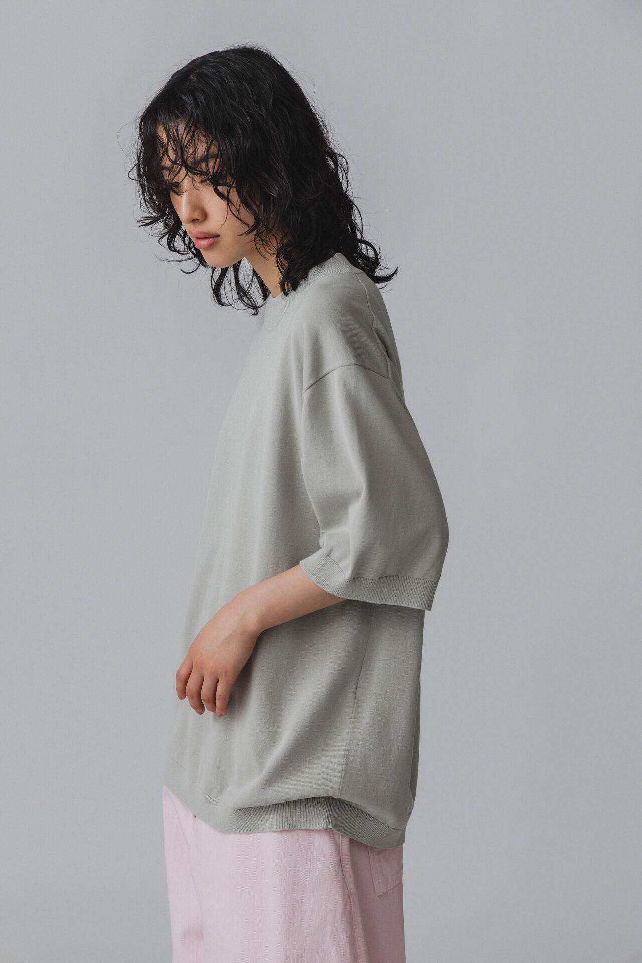［別注］STUDIO NICHOLSON / ICE COTTON 12GG SHORT SLEEVE T SHIRT