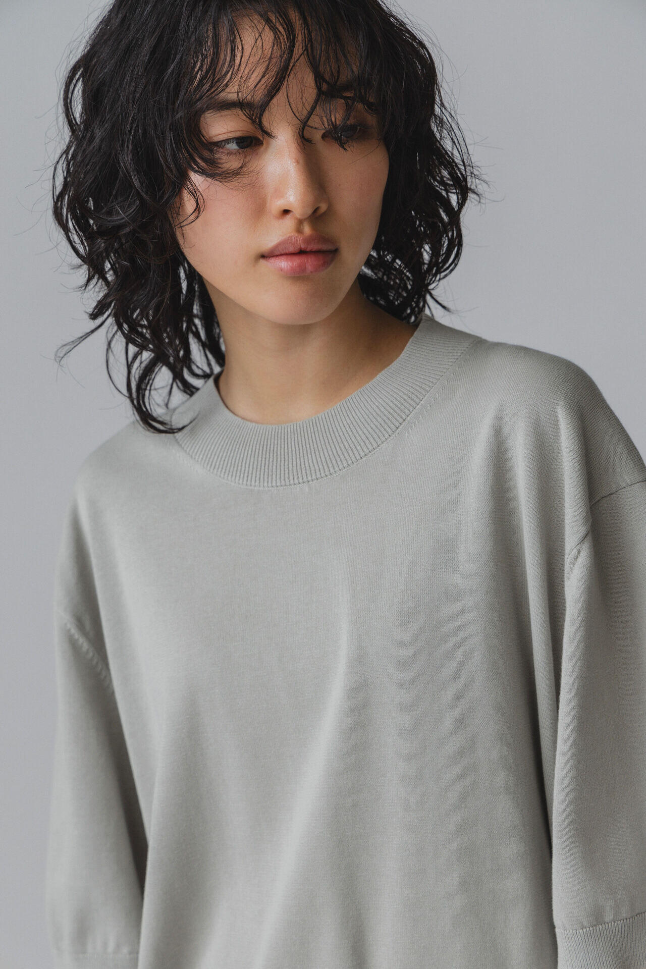 ［別注］STUDIO NICHOLSON / ICE COTTON 12GG SHORT SLEEVE T SHIRT