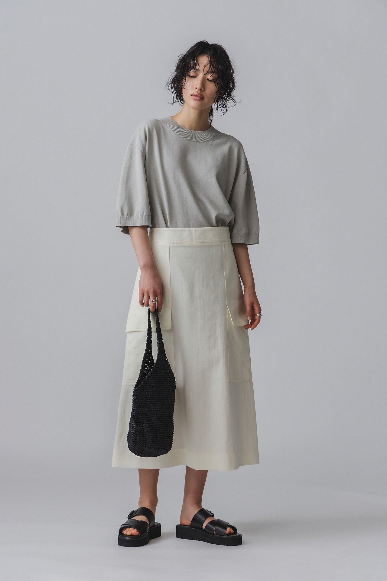 ［別注］STUDIO NICHOLSON / ICE COTTON 12GG SHORT SLEEVE T SHIRT