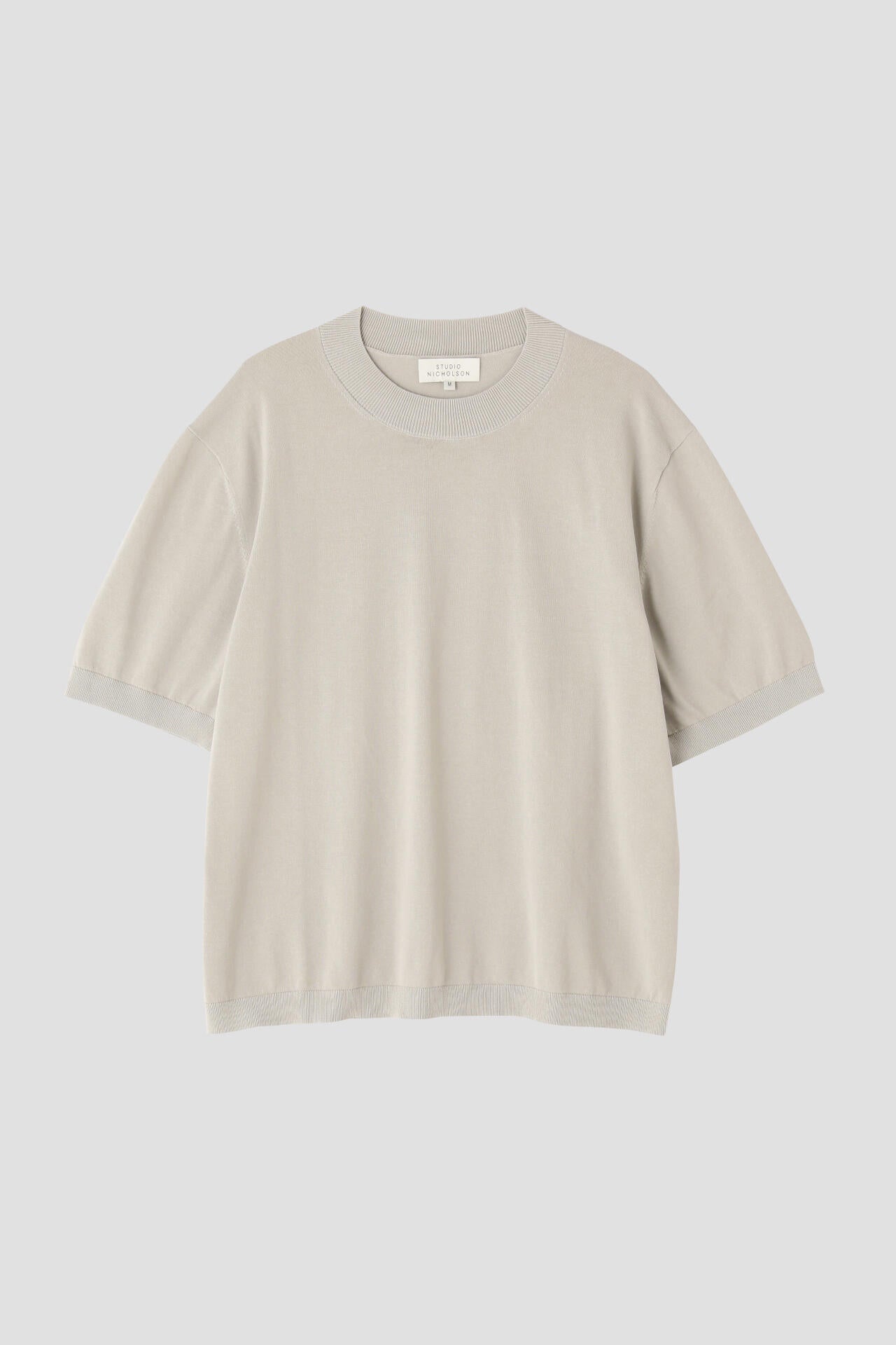 ［別注］STUDIO NICHOLSON / ICE COTTON 12GG SHORT SLEEVE T SHIRT