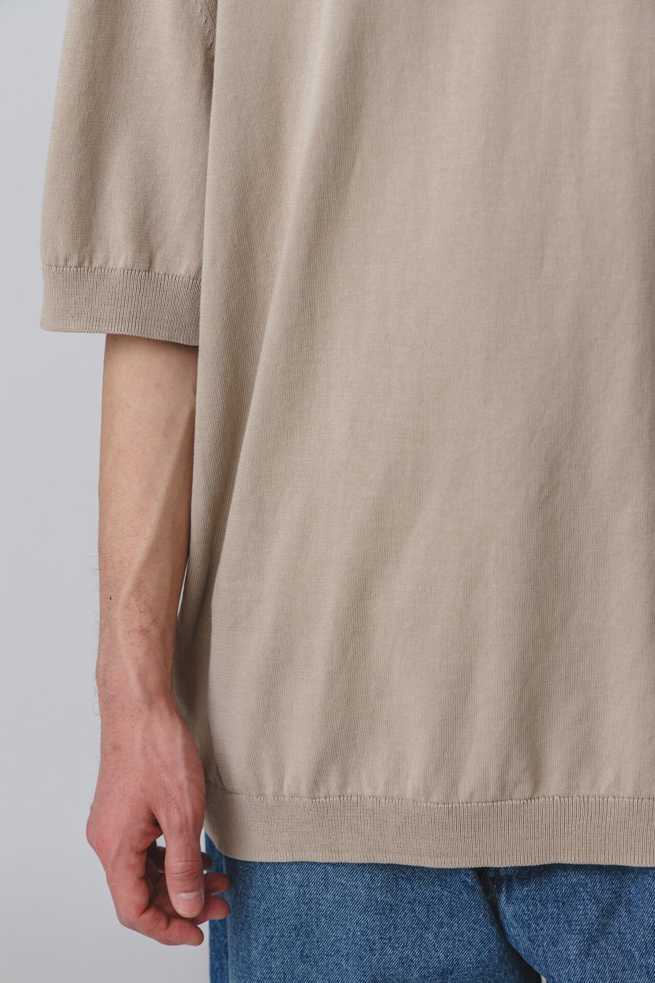 ［別注］STUDIO NICHOLSON / ICE COTTON 12GG SHORT SLEEVE T SHIRT