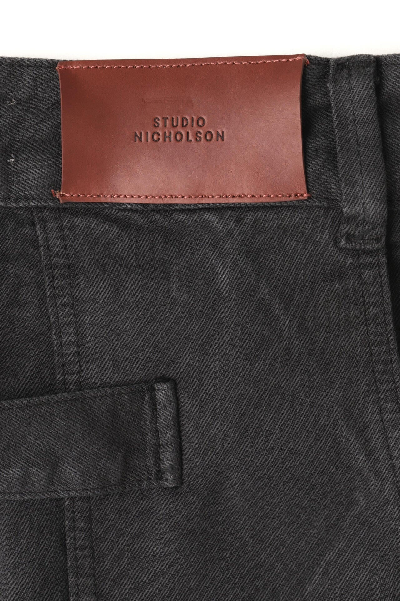 STUDIO NICHOLSON / RCYCLD GRMNT DYE DENIM GARMENT DYED PANT