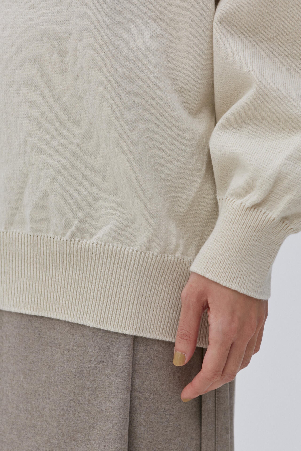 Yonetomi / RIGID CASHMERE KNIT P/O　