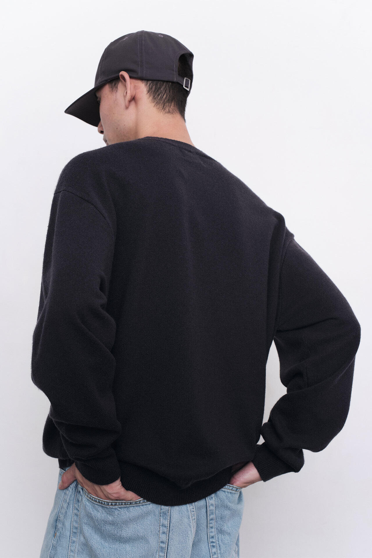 ［別注］Yonetomi / NEW BASIC CASHMERE KNIT P/O