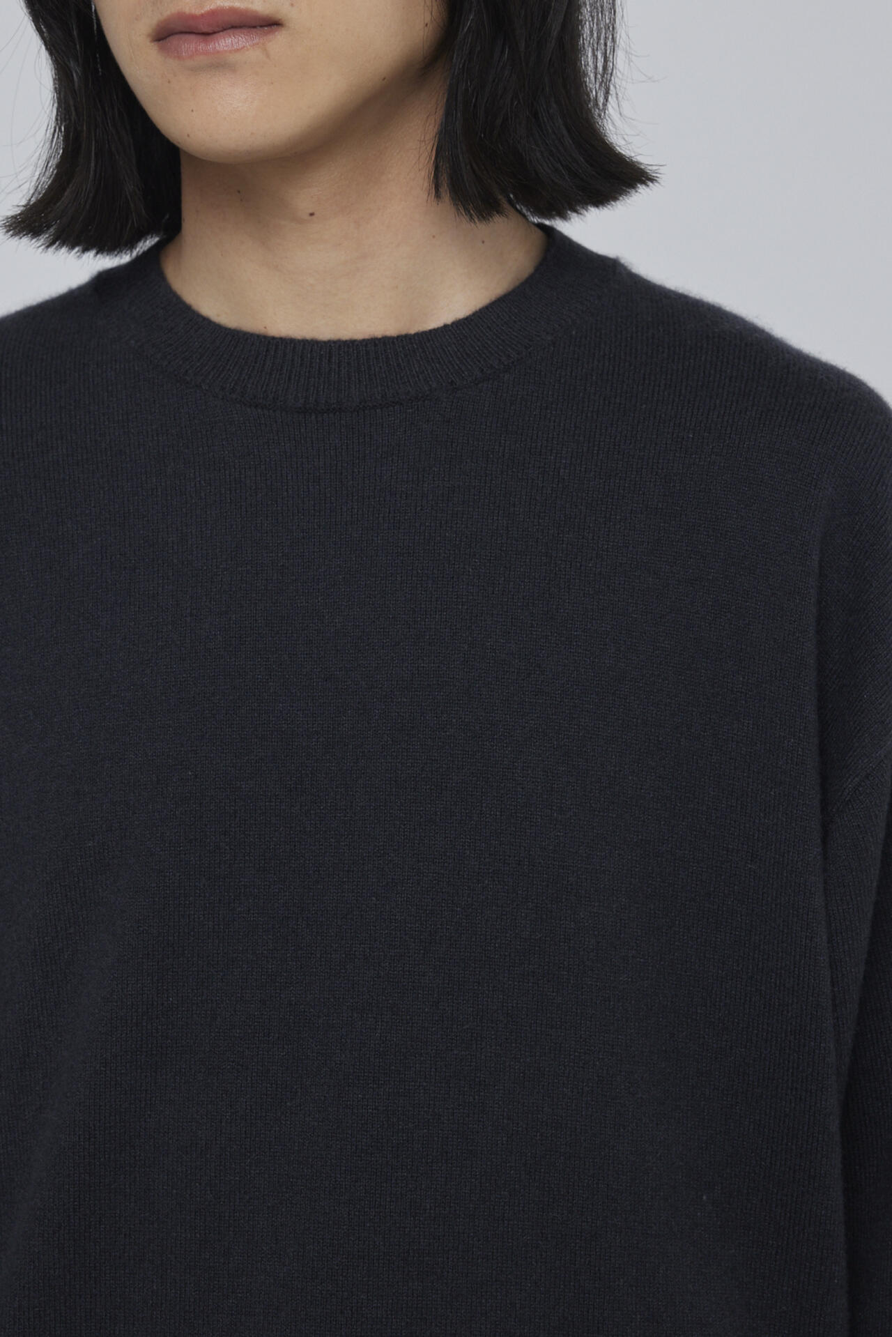［別注］Yonetomi / NEW BASIC CASHMERE KNIT P/O