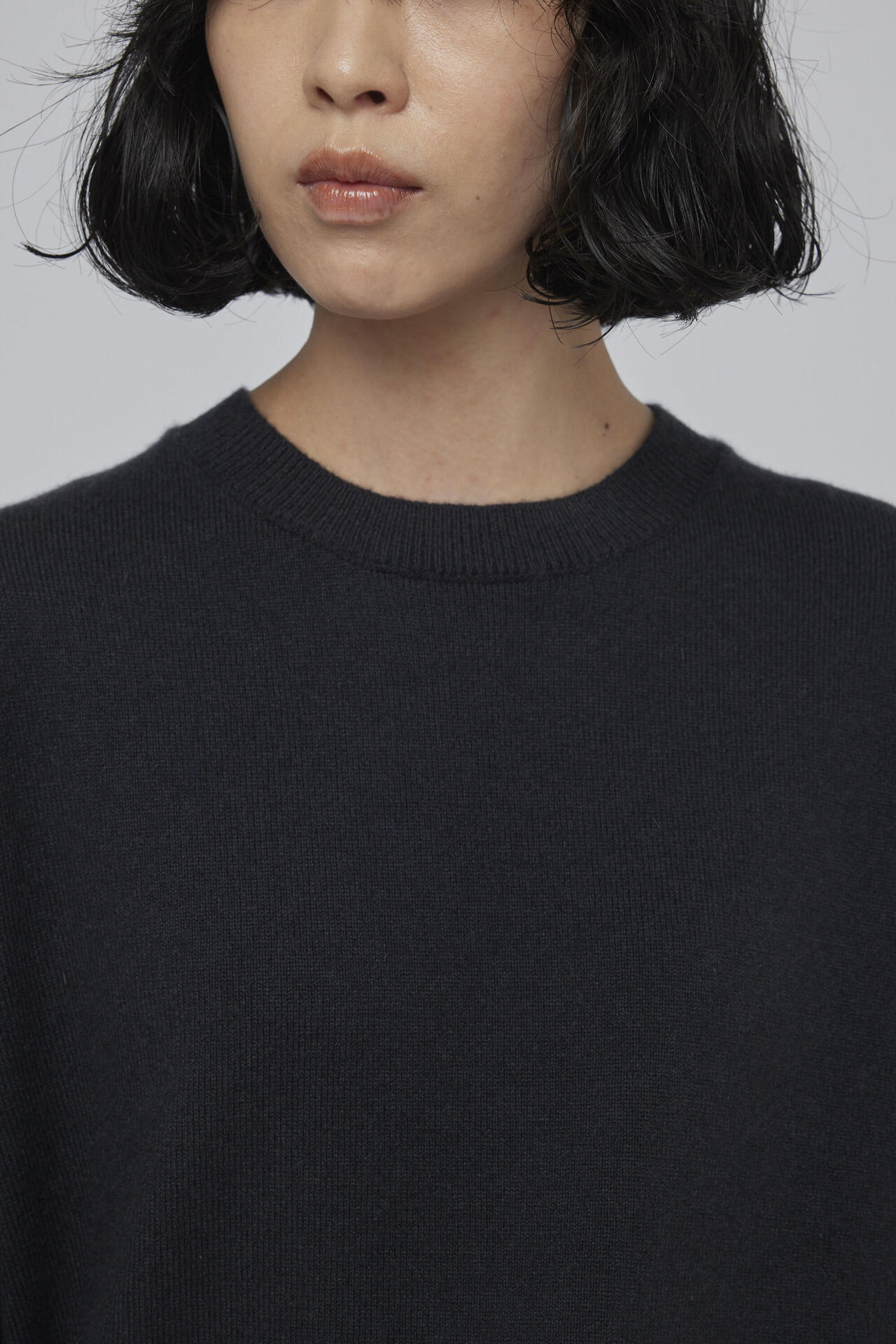 ［別注］Yonetomi / NEW BASIC CASHMERE KNIT P/O