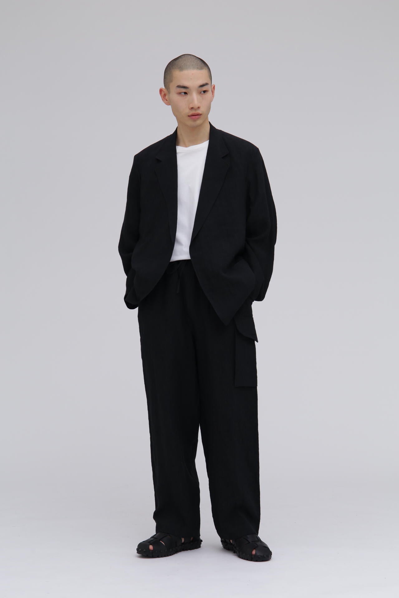 [別注] blurhms / RAMIE LINEN CARDIGAN JACKET