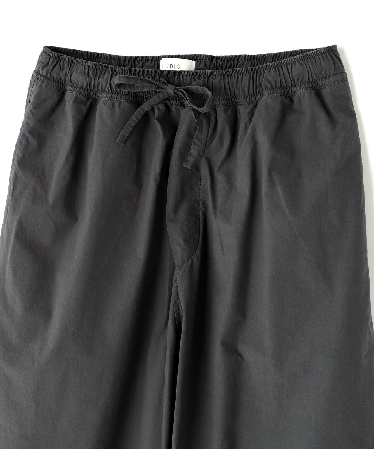 STUDIO NICHOLSON / JAPANESE COTTON NYLON DRAWSTRING WAIST PANT