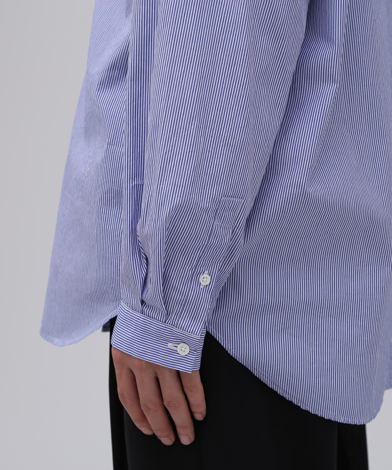 ATON / GIZA BROAD WASHED SHIRT