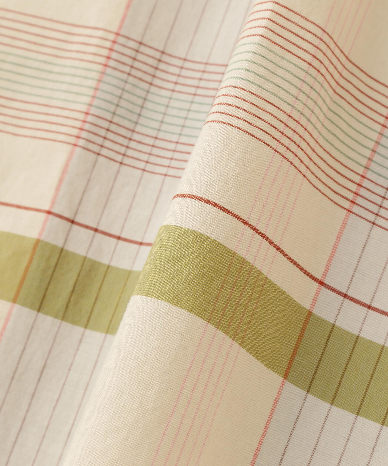 LEMAIRE / COTTON SCHOOL CHECK RELAXED SHIRT