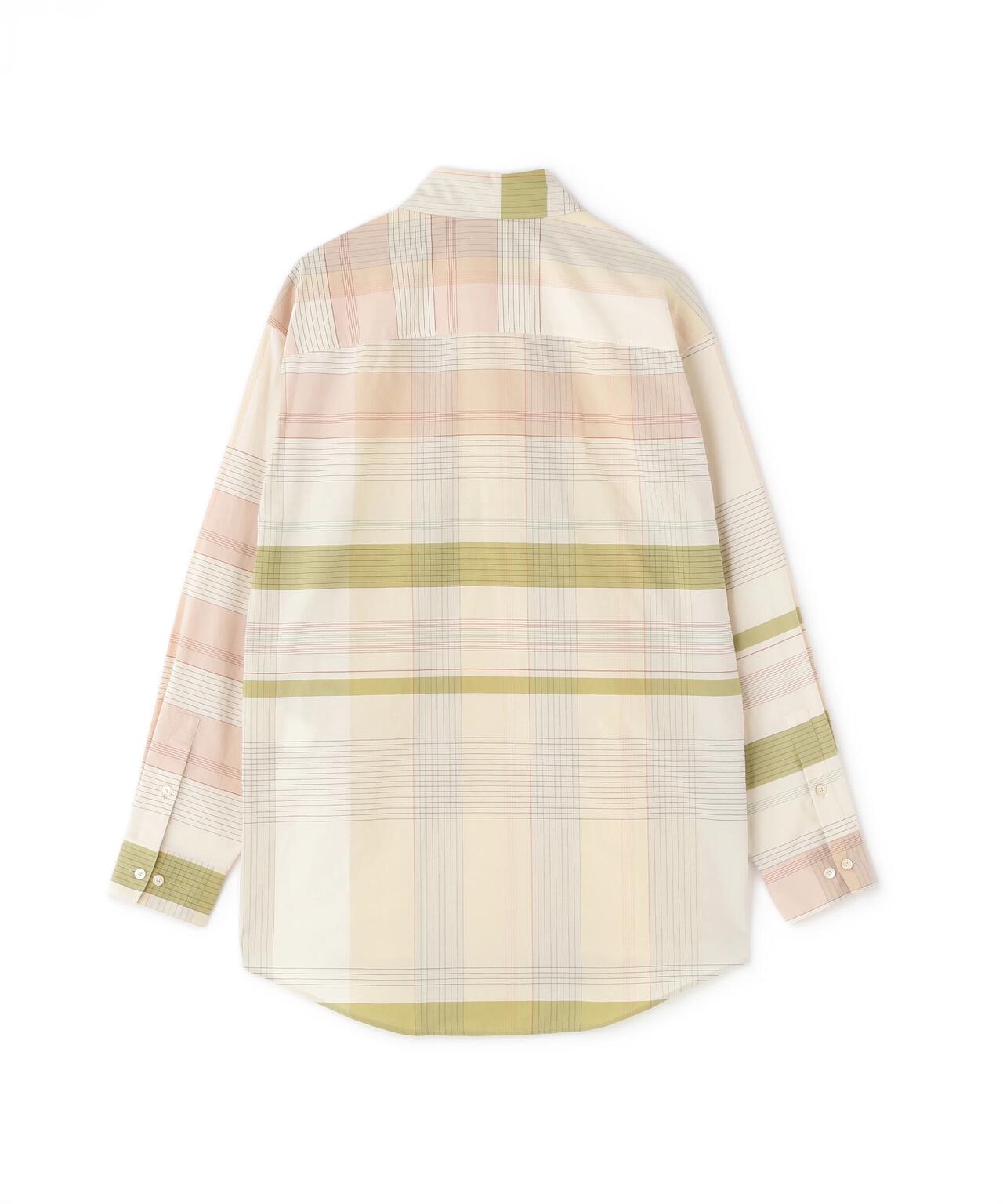LEMAIRE / COTTON SCHOOL CHECK RELAXED SHIRT