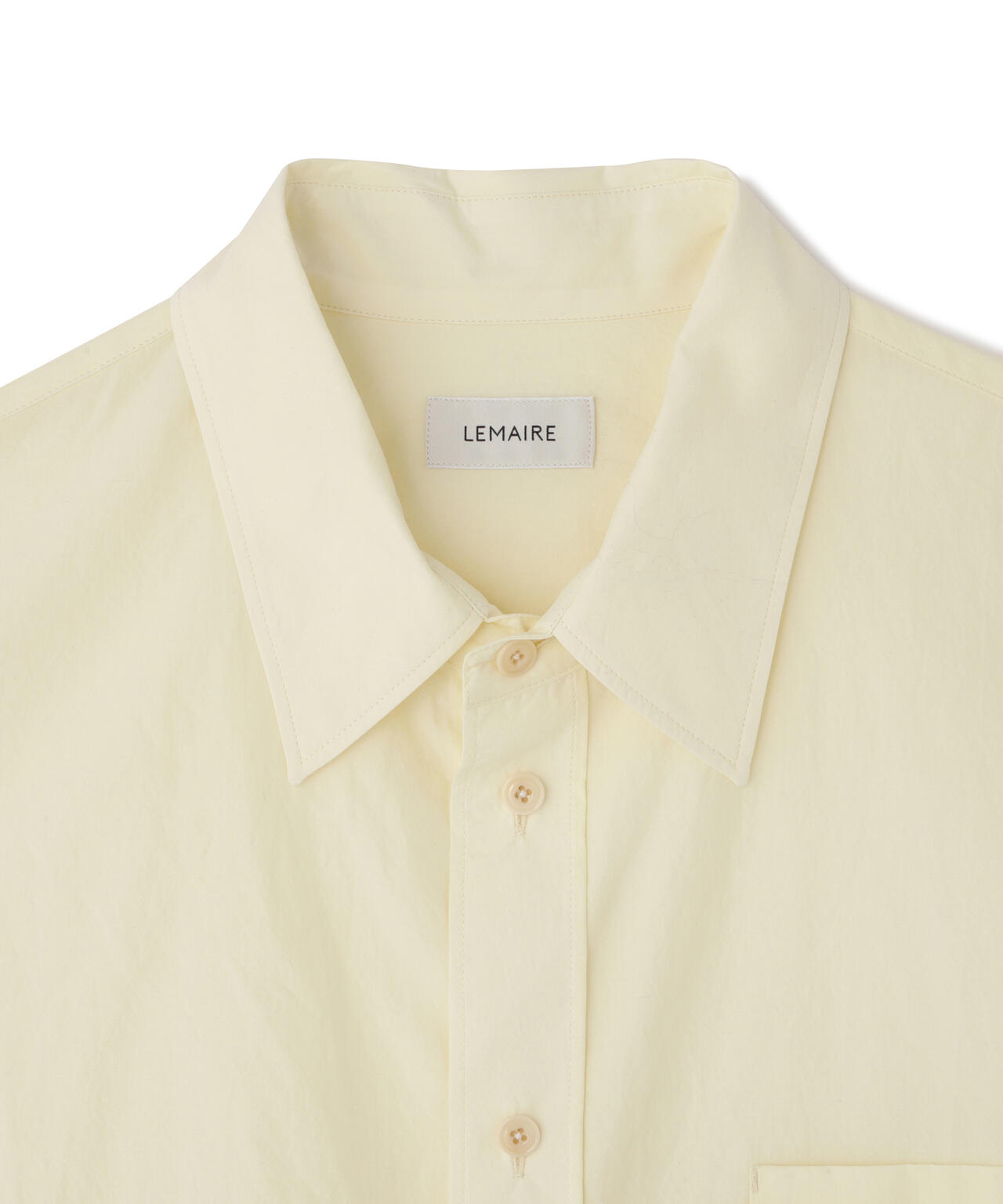 LEMAIRE / CREPE COTTON DOUBLE POCKET SHIRT