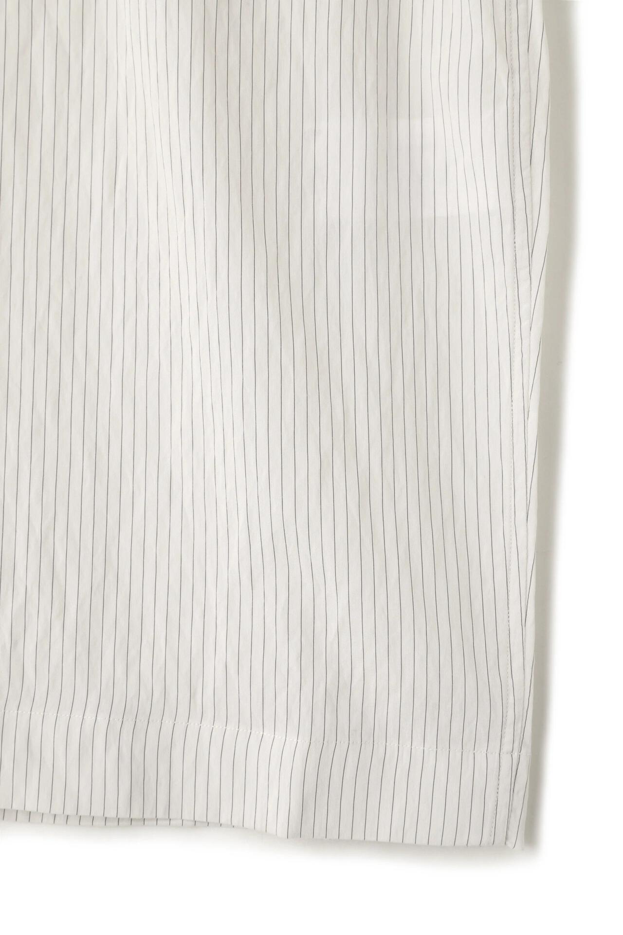 ［別注］STUDIO NICHOLSON / CRINKLE FINE STRIPE SHORT SLEEVE BOXY SHIRT