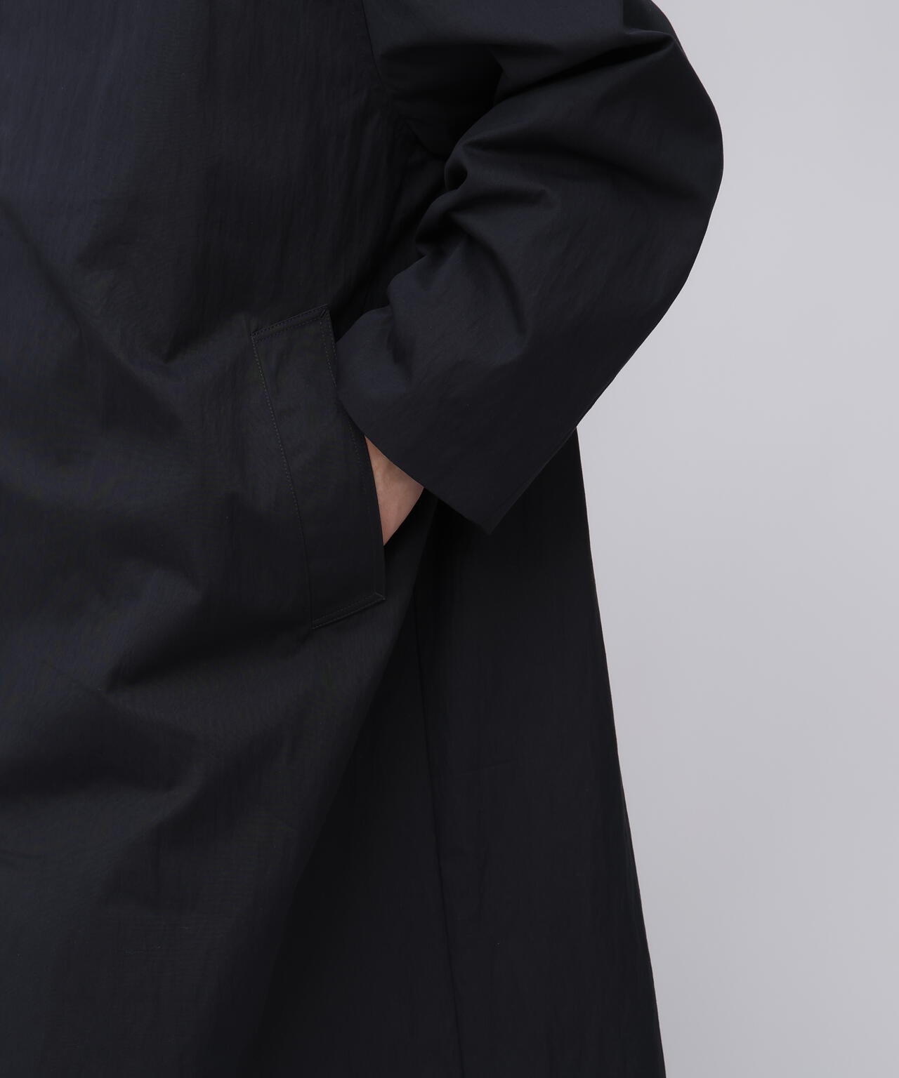 STUDIO NICHOLSON / WASHED WEATHER CLOTH TRENCH COAT