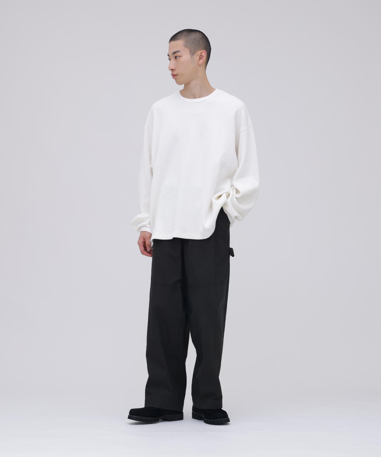 blurhms / COTTON SERGE WORK PANTS