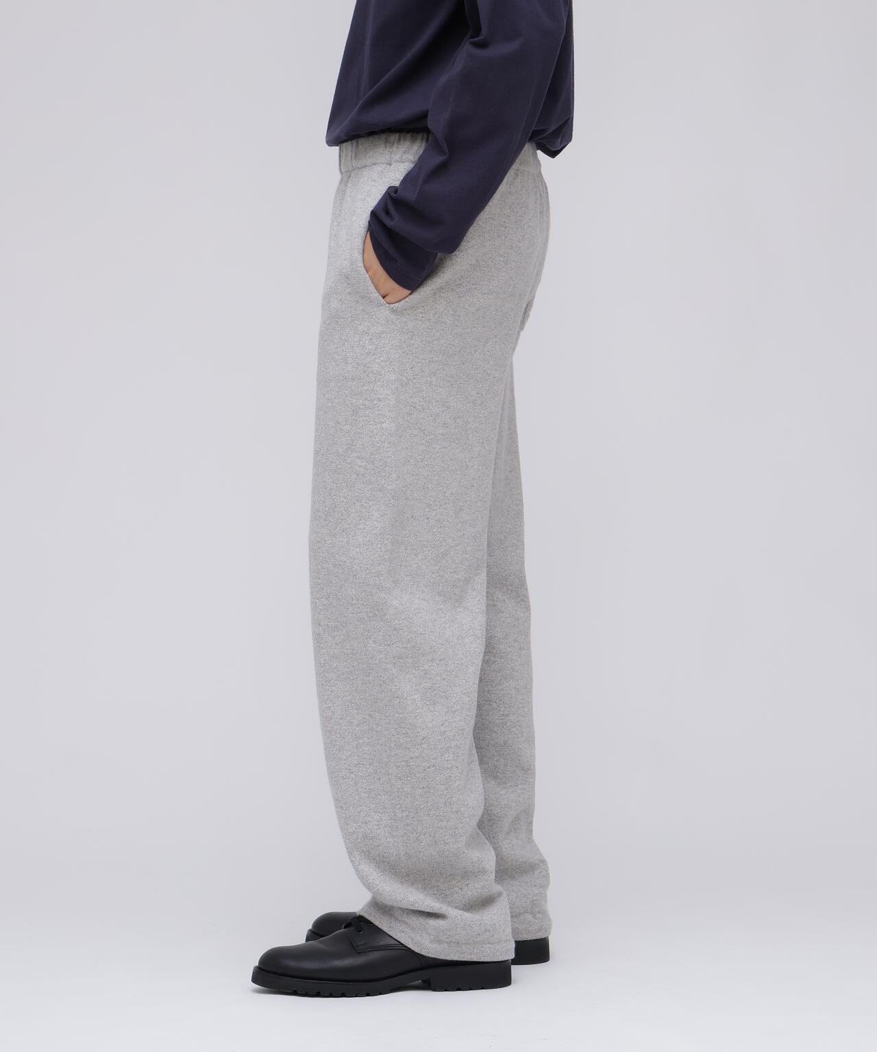 [限定]Yonetomi / RIGID CASHMERE SWEATER PANTS