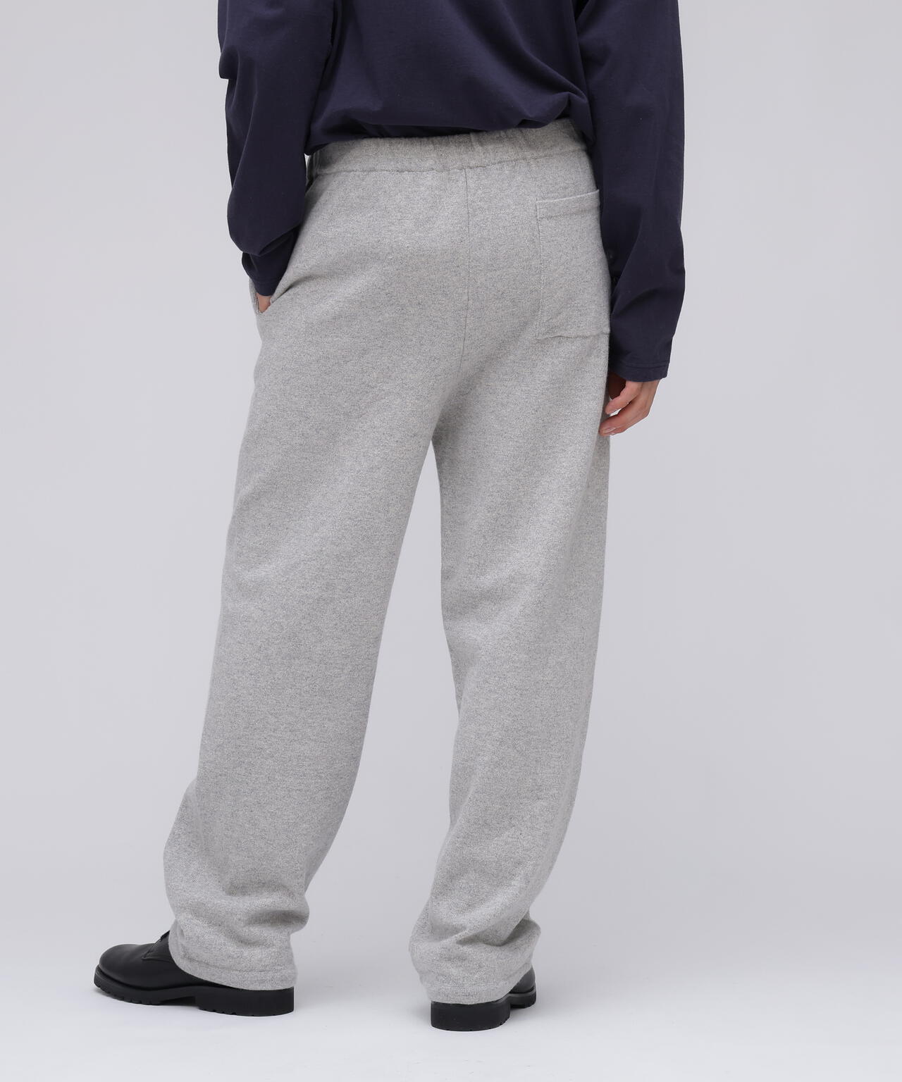 [限定]Yonetomi / RIGID CASHMERE SWEATER PANTS