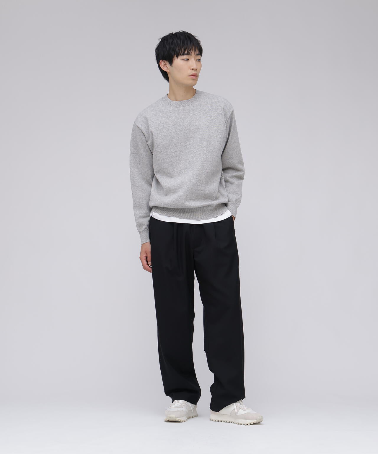 Yonetomi / RIGID CASHMERE SWEATER PULL OVER