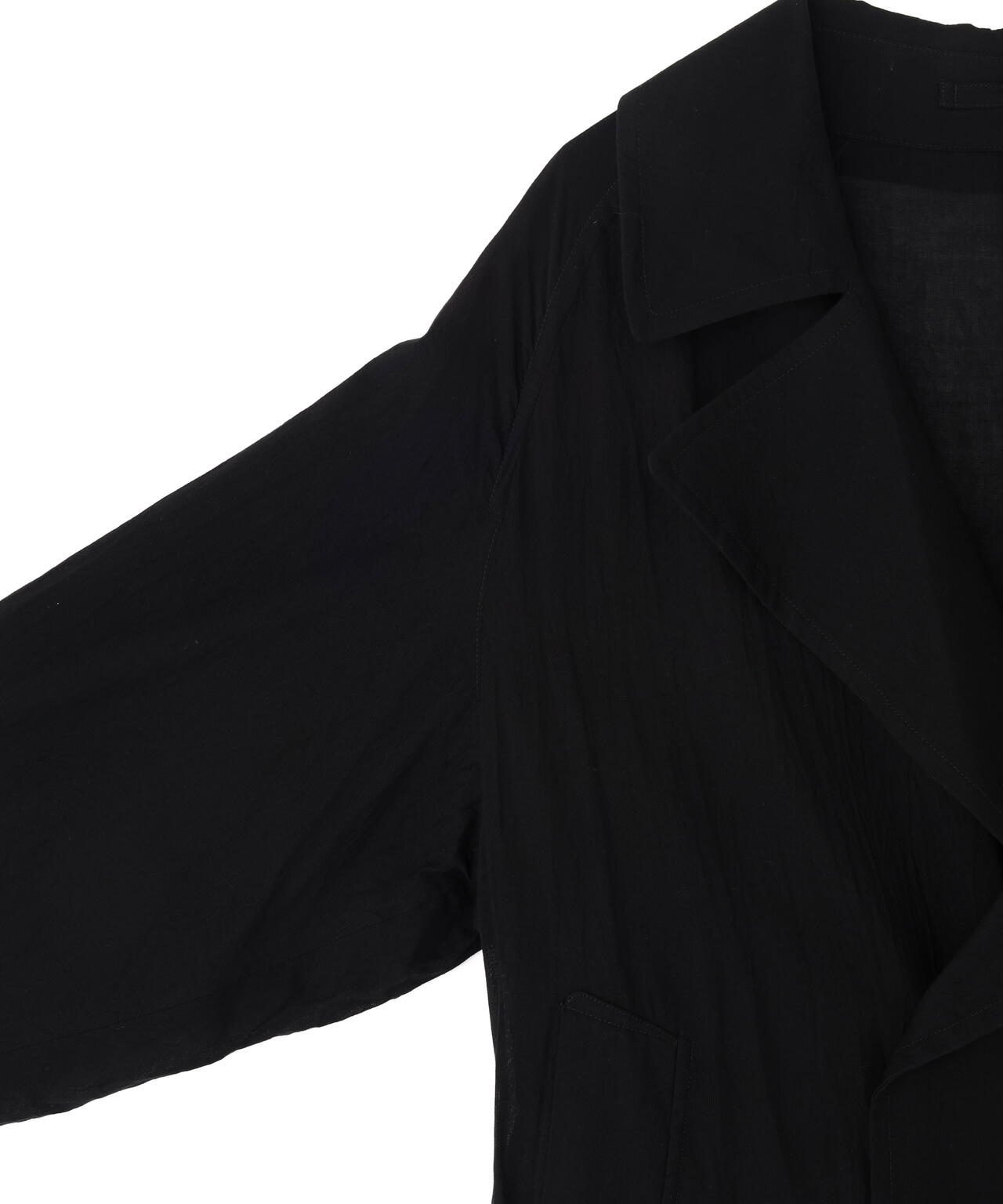 [別注]blurhms / SILK-COTTON VOILE LIGHT TRENCH COAT