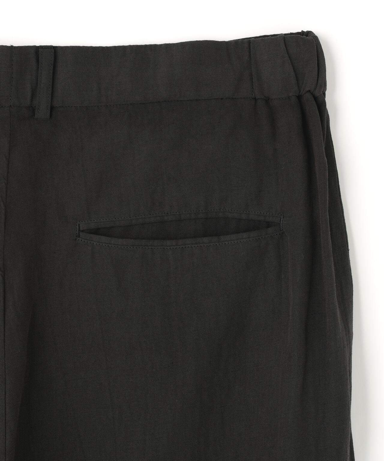 ATON / COTTON LINEN VOILE LOOSE FIT PANTS