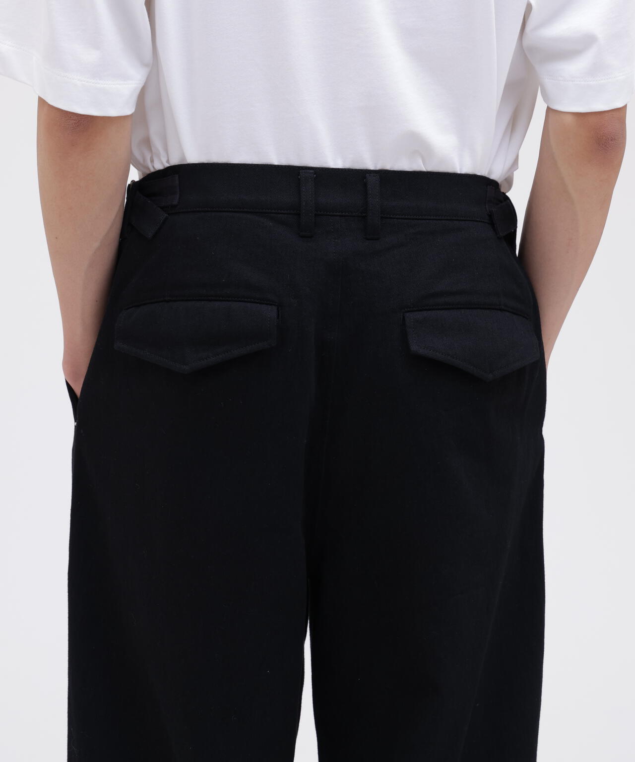 IRENISA / TWO TUCKS BUGGY PANTS