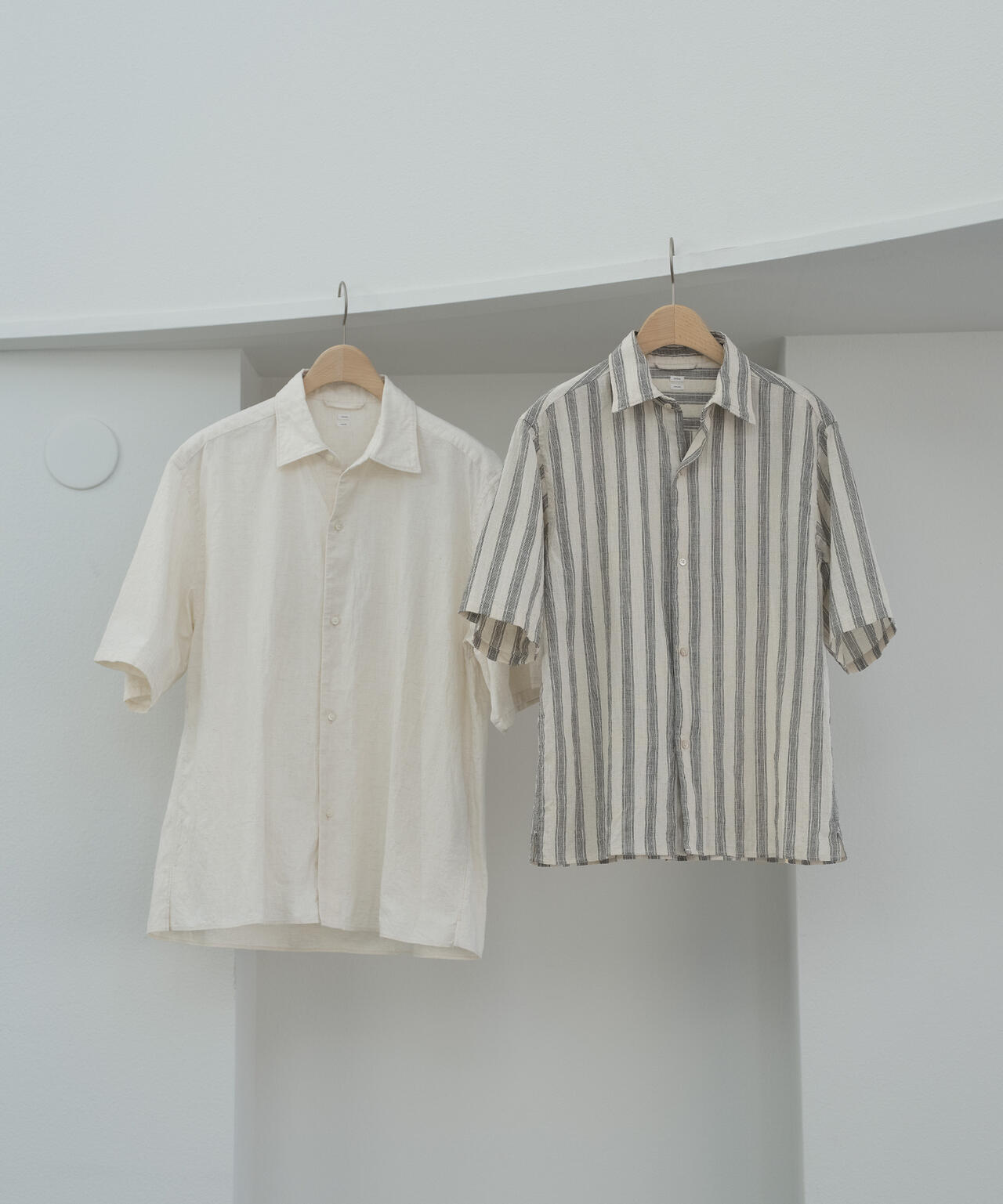 [別注]blurhms / COTTON LINEN HALF-SLEEVE SHIRT