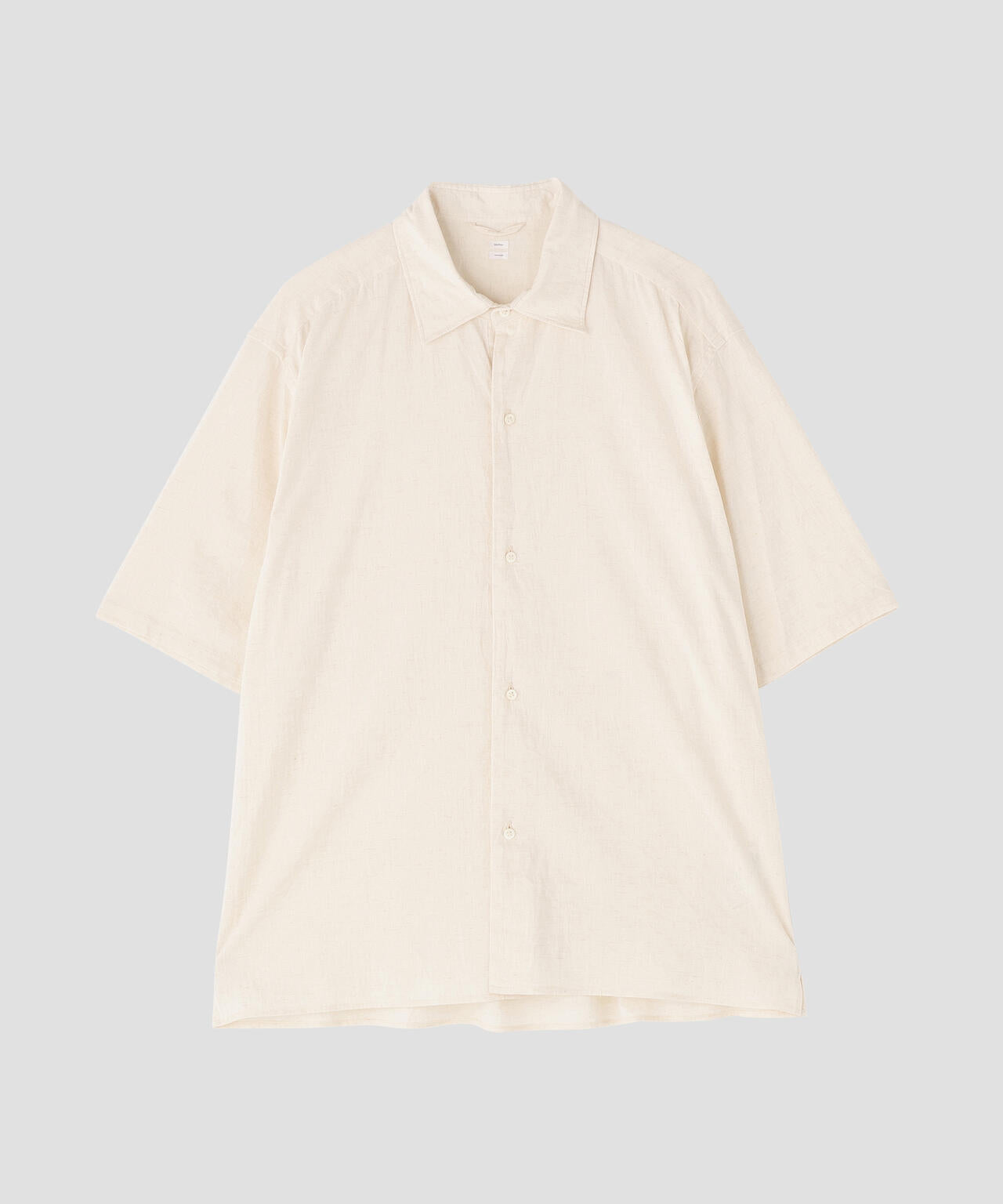 [別注]blurhms / COTTON LINEN HALF-SLEEVE SHIRT