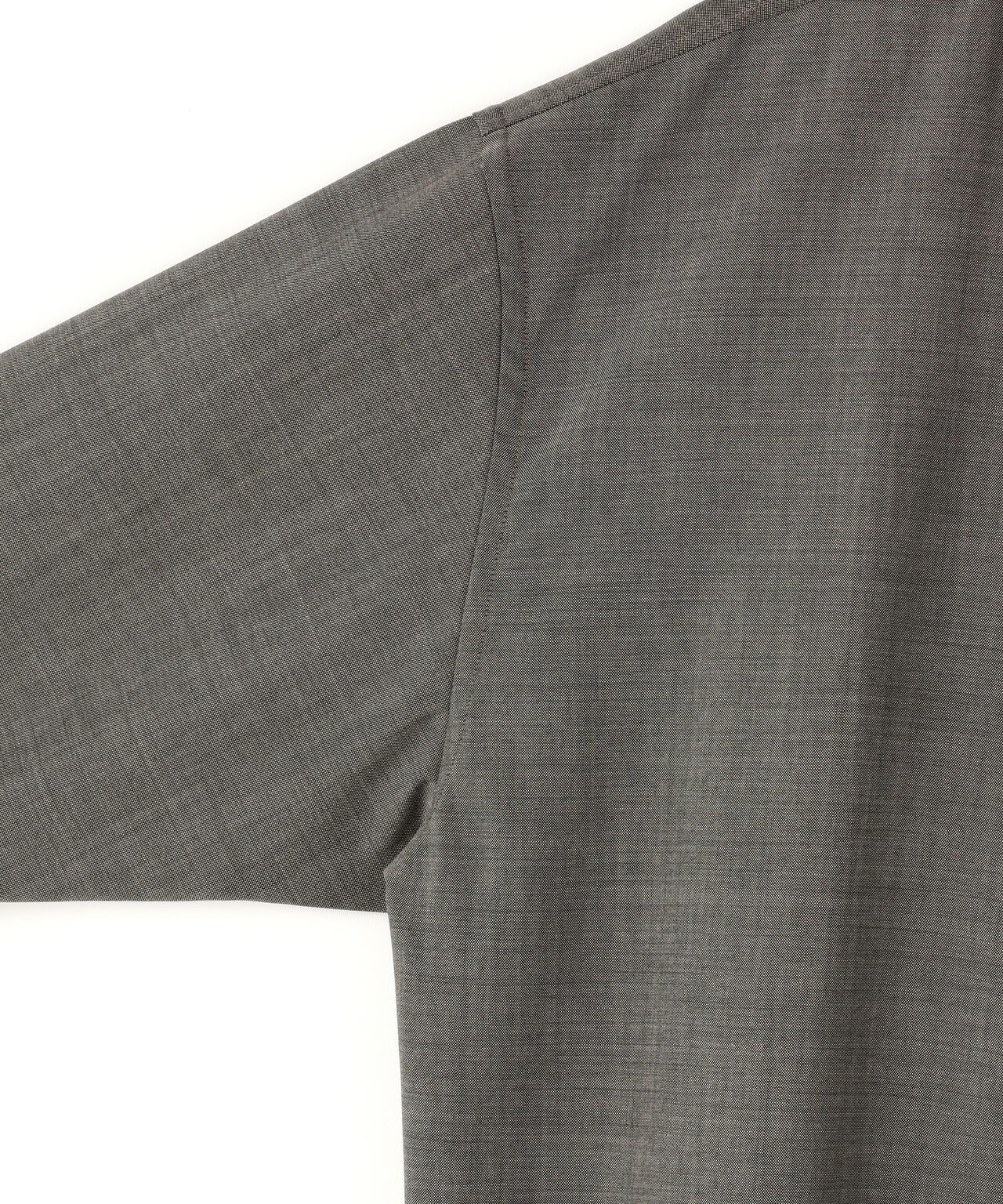 STUDIO NICHOLSON / TROPICAL WOOL GRANDAD COLLAR SHIRT