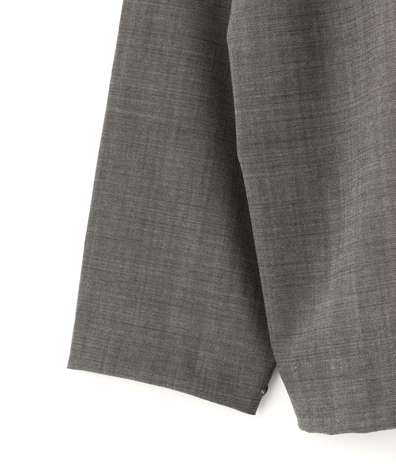 STUDIO NICHOLSON / TROPICAL WOOL GRANDAD COLLAR SHIRT