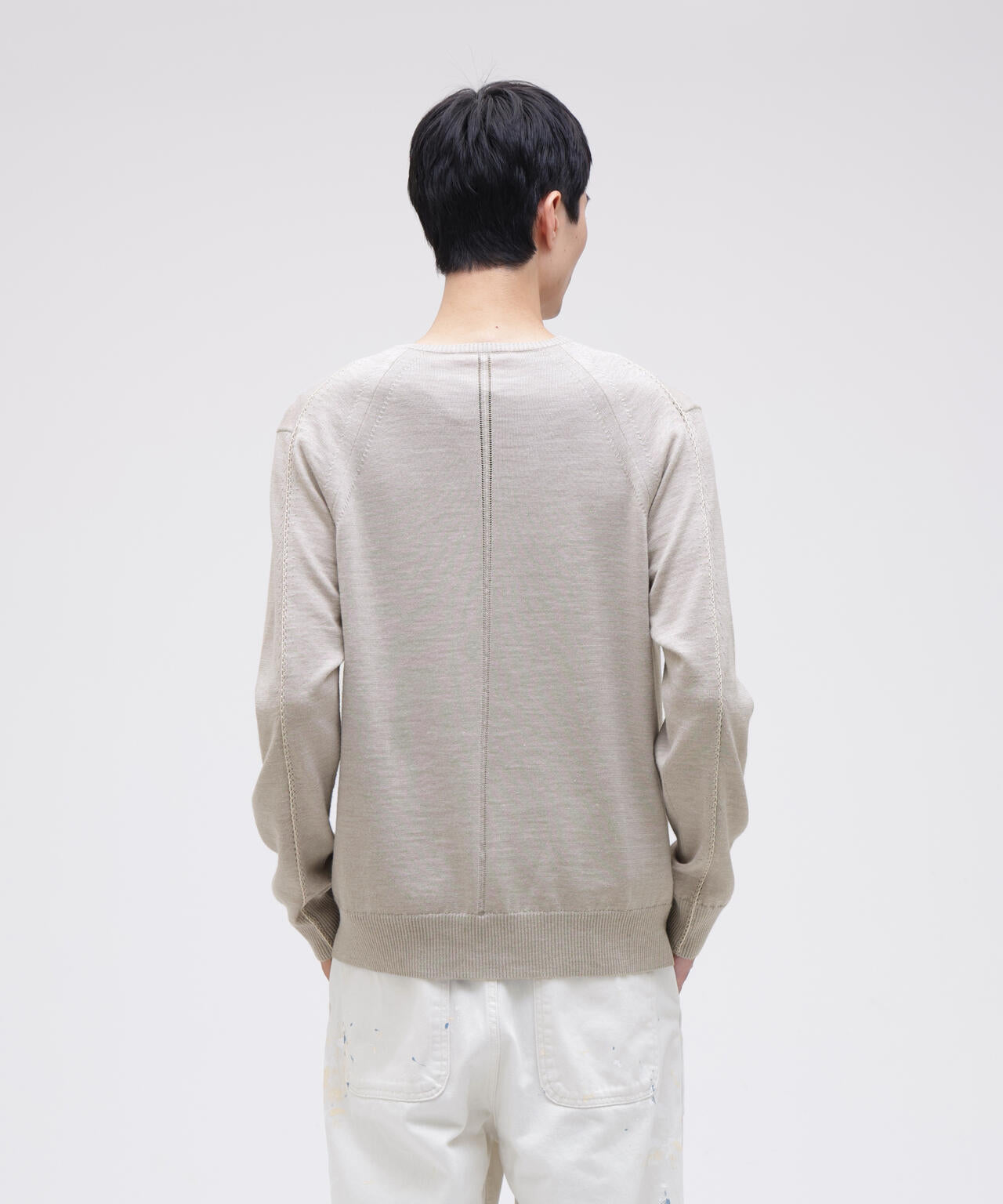 IRENISA / EMBROIDERED KNIT PULLOVER