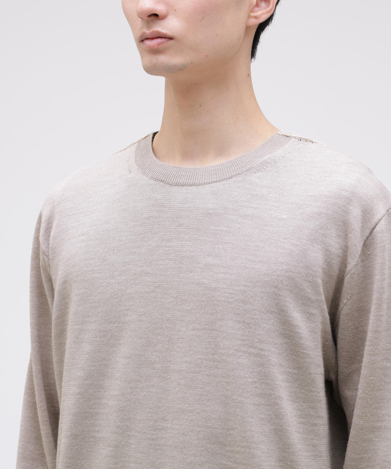 IRENISA / EMBROIDERED KNIT PULLOVER