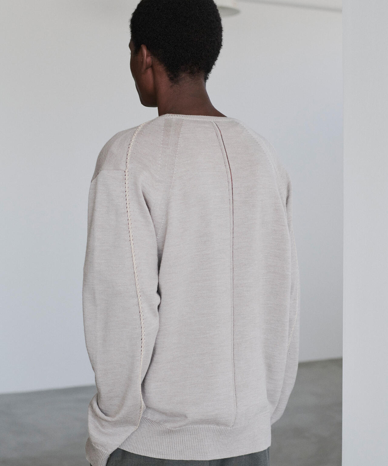 IRENISA / EMBROIDERED KNIT PULLOVER