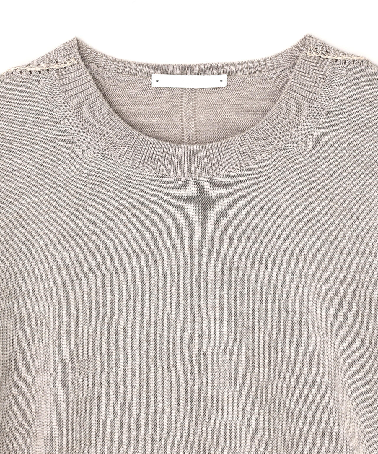IRENISA / EMBROIDERED KNIT PULLOVER