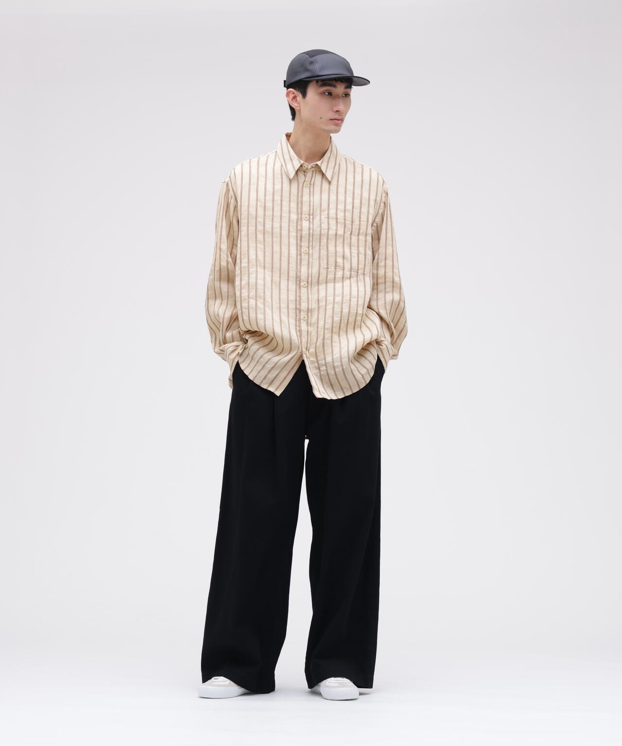 KIJIMA TAKAYUKI / PARAFFIN DUCK & GOAT SKIN JET CAP