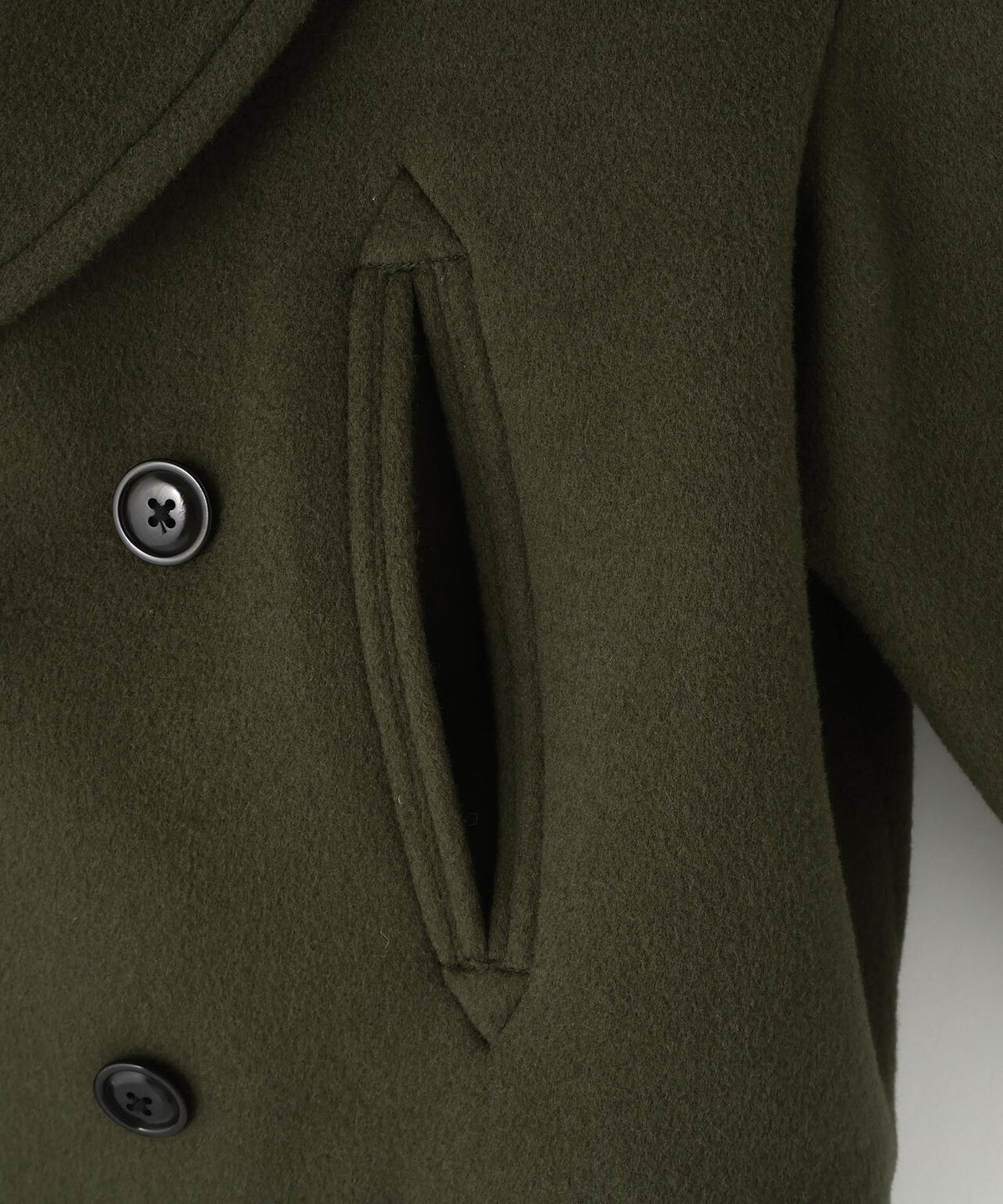 blurhmsROOTSTOCK / WOOL MELTON MACKINAW COAT MEN