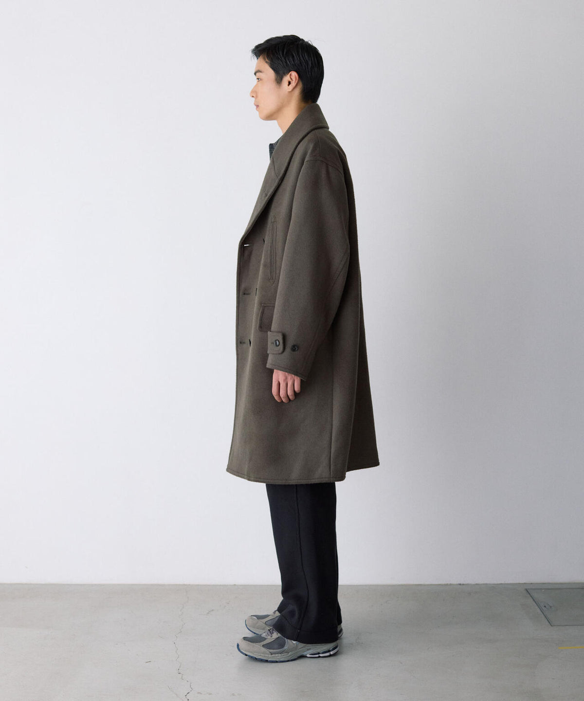blurhmsROOTSTOCK / WOOL MELTON MACKINAW COAT MEN