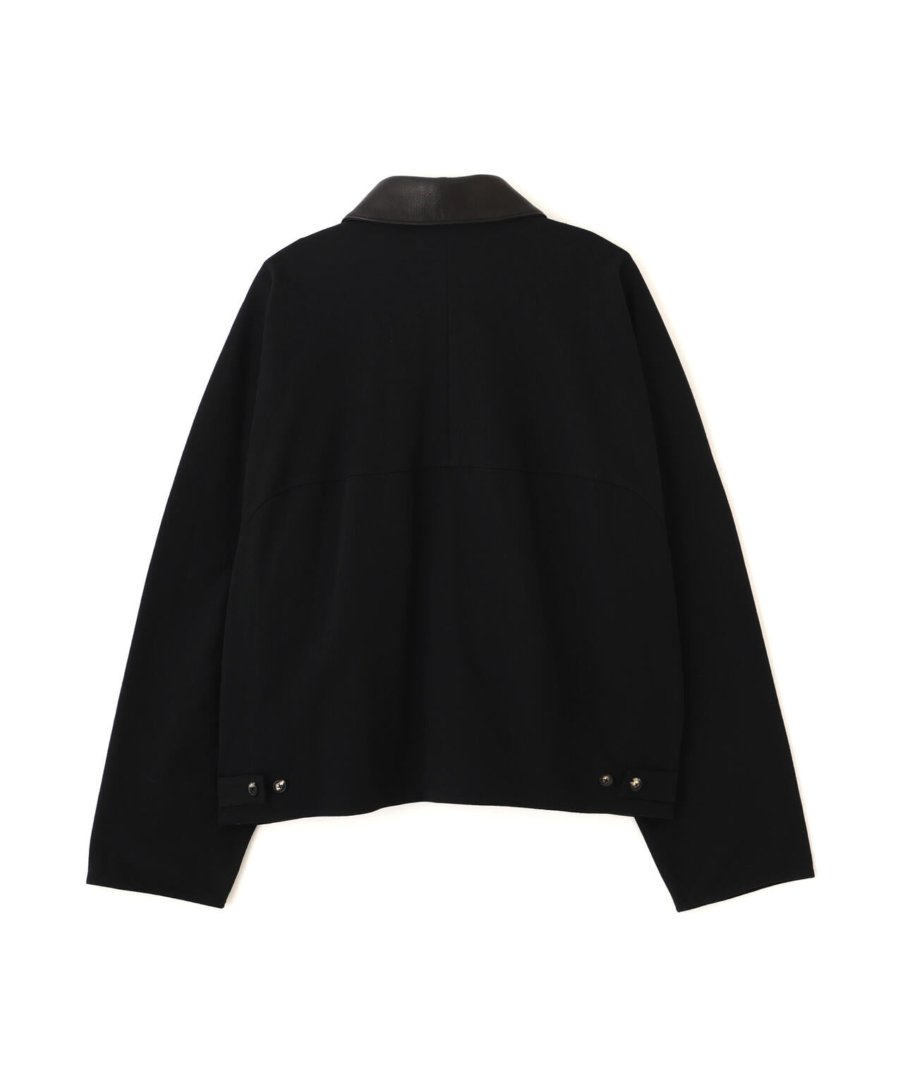 [別注] blurhms / [UNISEX] DENIM-LEATHER SHORT JACKET