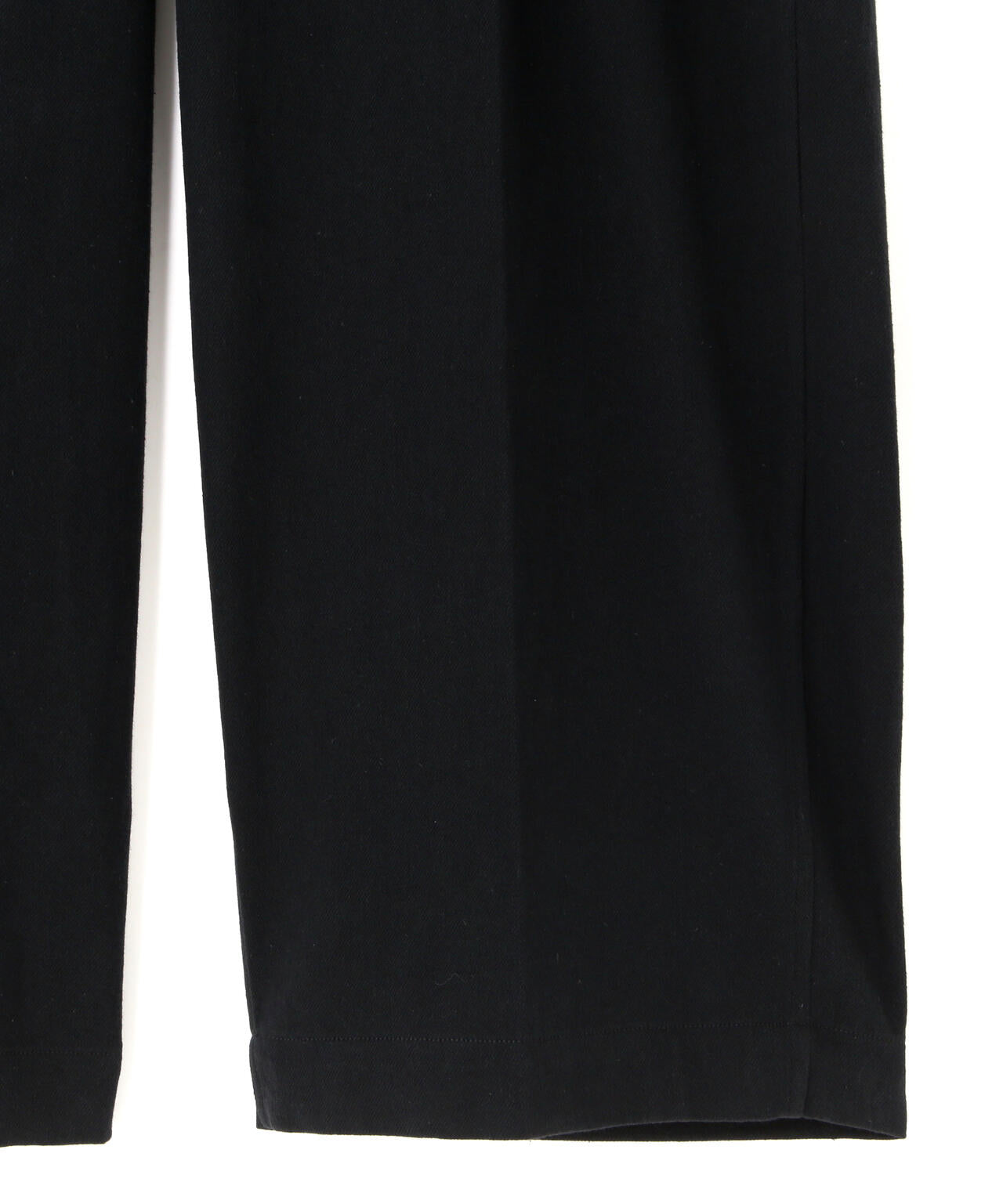 blurhms / DENIM-LEATHER BELTED TROUSERS MEN